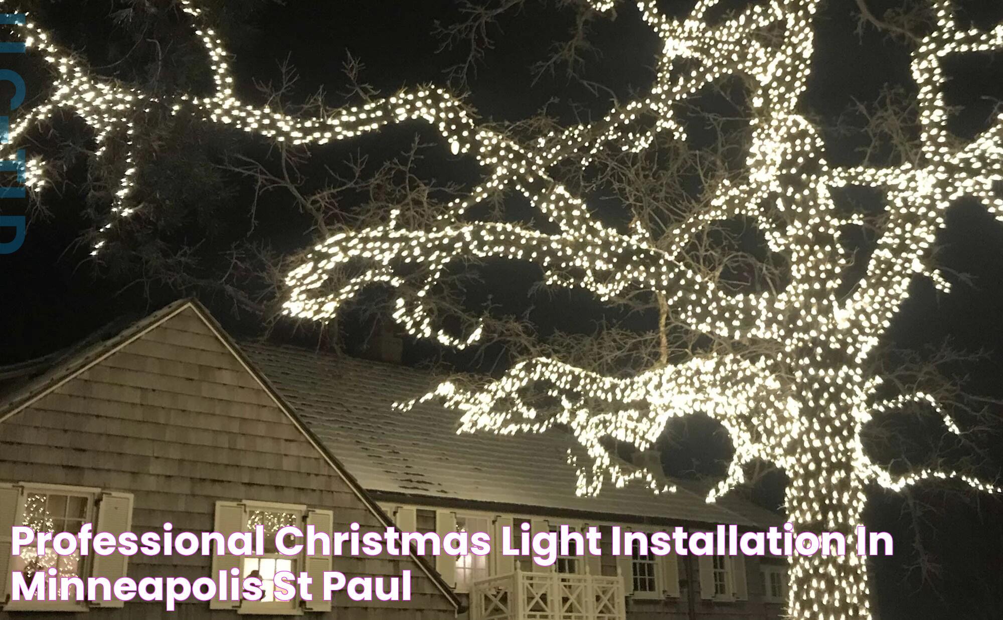 Professional Christmas Light Installation in Minneapolis St Paul