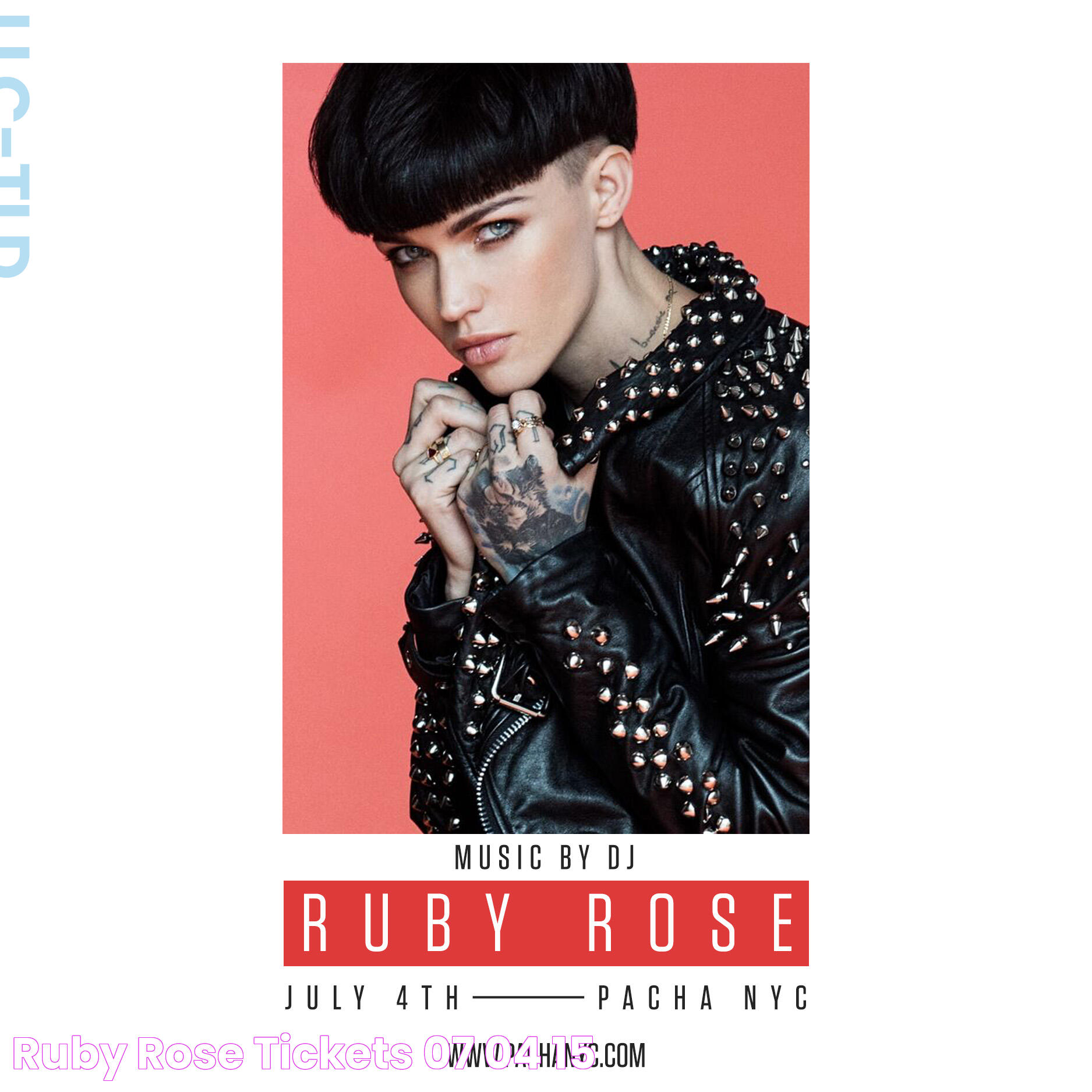 RUBY ROSE Tickets 07/04/15