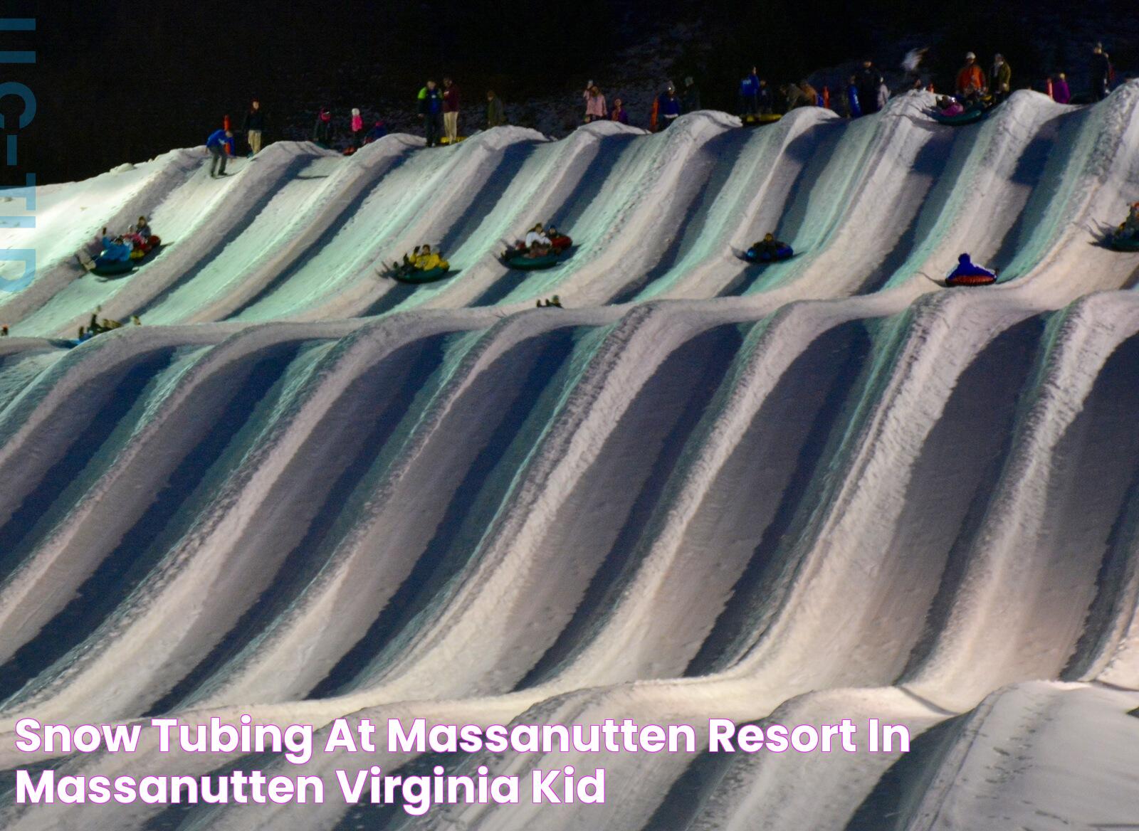 Snow Tubing at Massanutten Resort in Massanutten, Virginia Kid