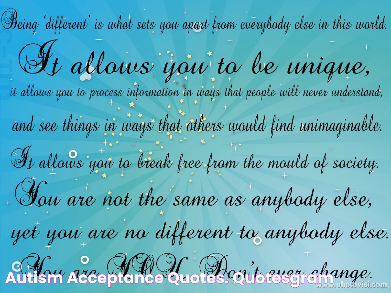 Autism Acceptance Quotes. QuotesGram