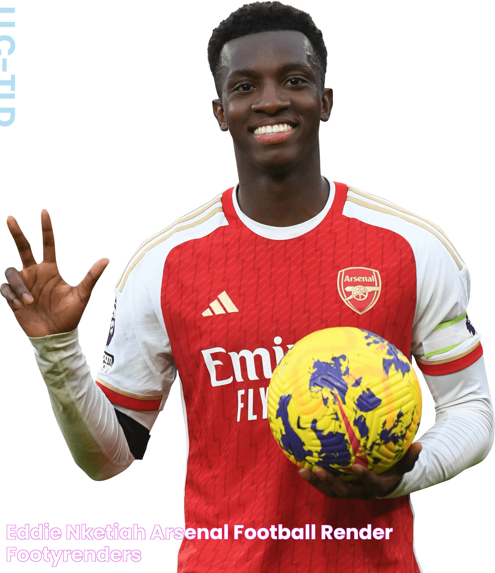 Eddie Nketiah Arsenal football render FootyRenders