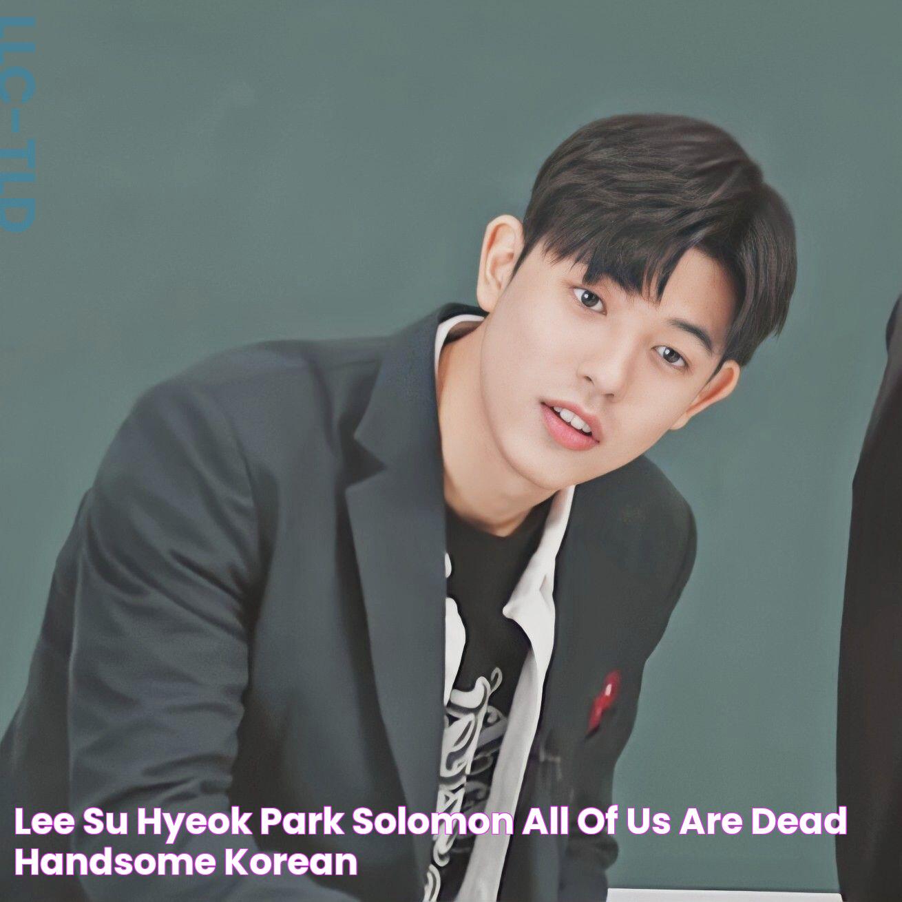 Lee Su Hyeok / Park Solomon [All of us are Dead] Handsome korean