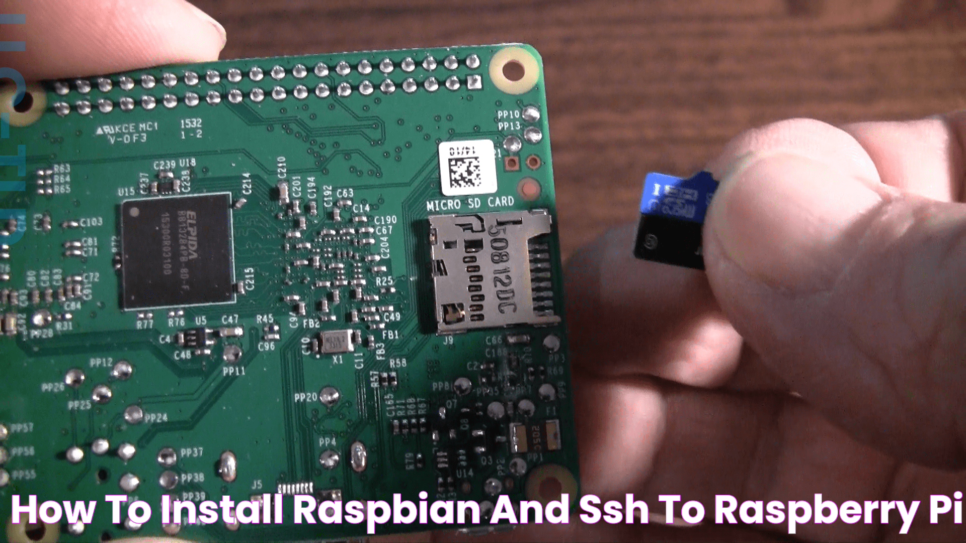 How to install Raspbian and SSH to Raspberry Pi