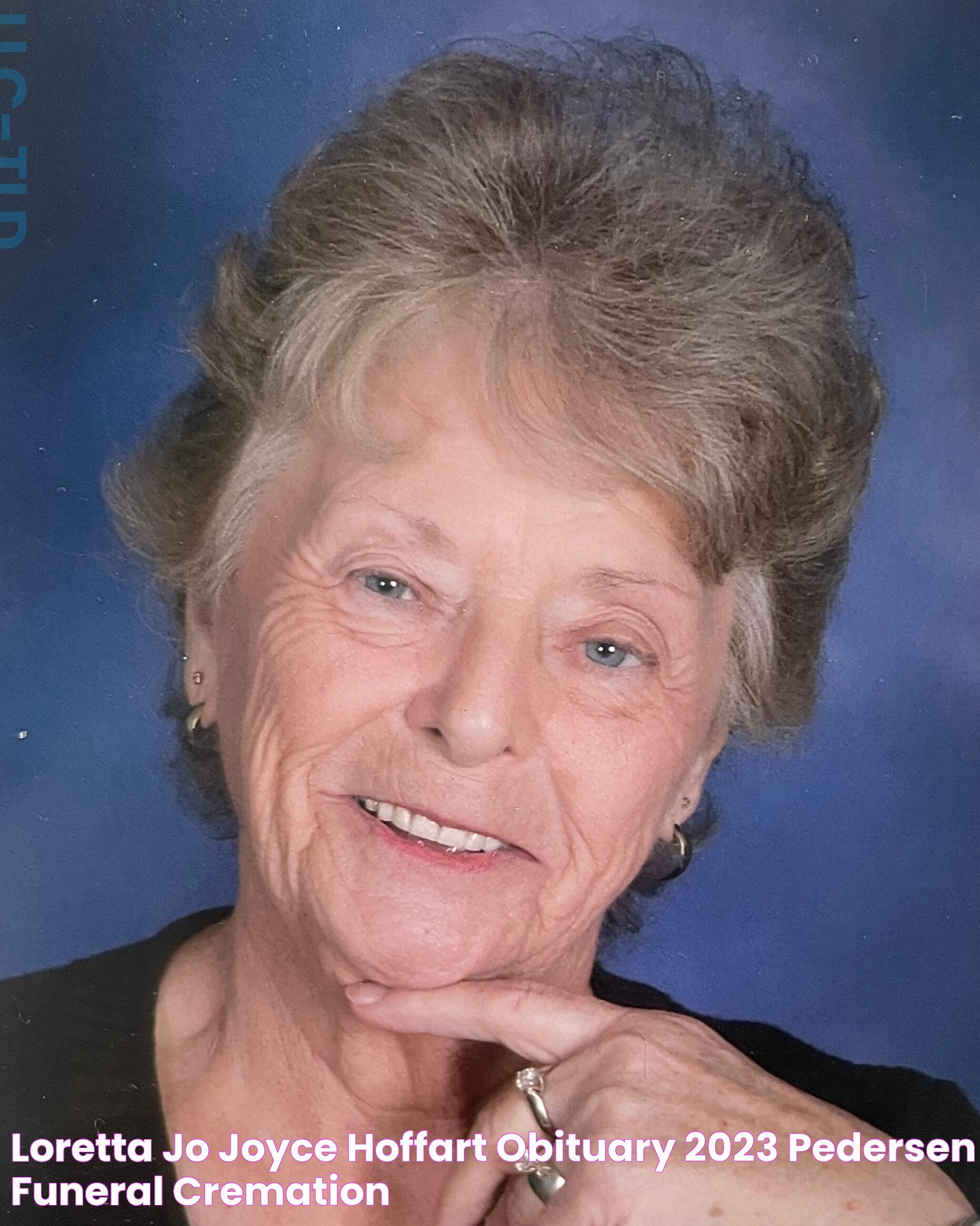 Loretta 'Jo' Joyce Hoffart Obituary 2023 Pedersen Funeral & Cremation