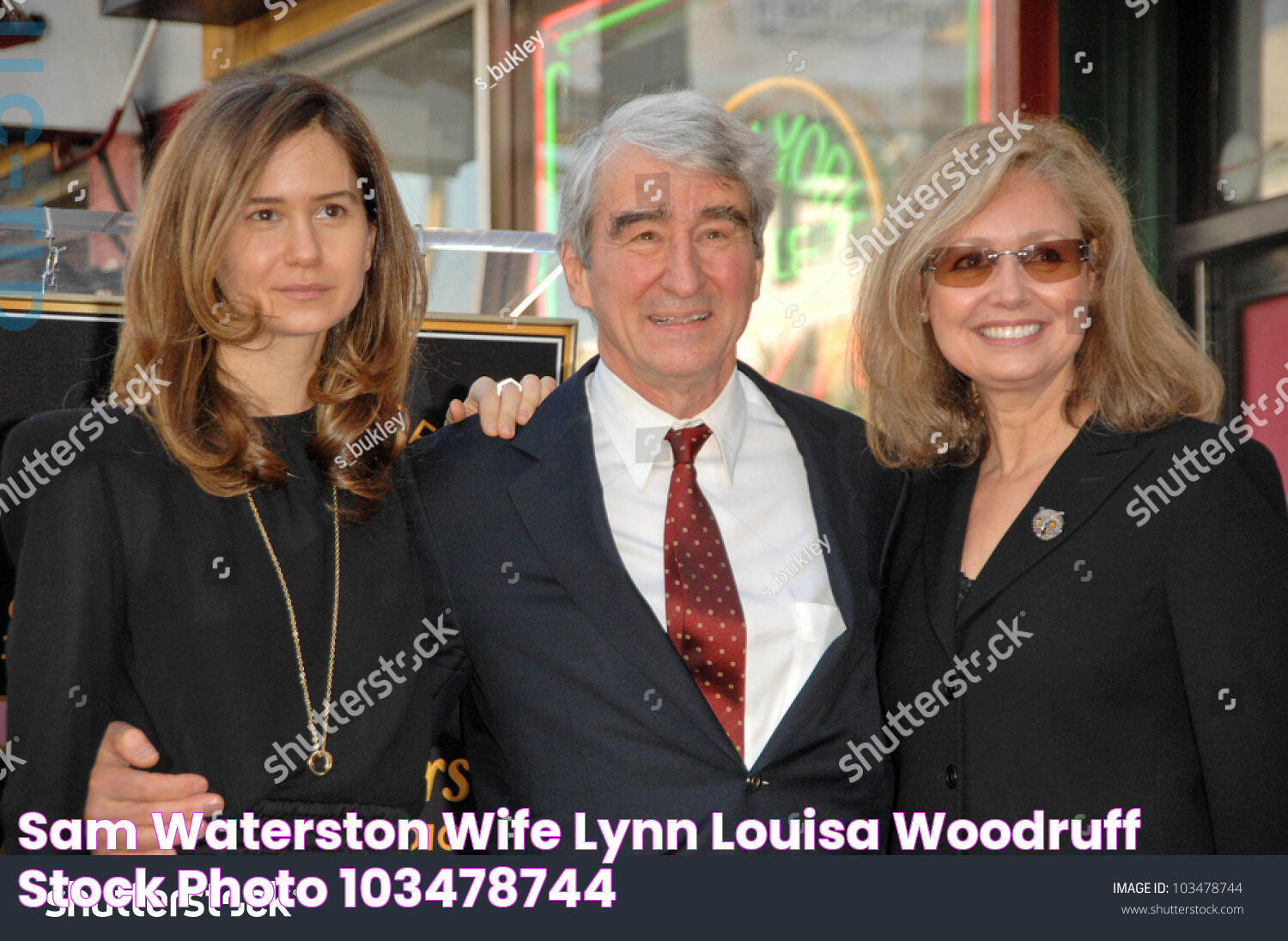 Sam Waterston Wife Lynn Louisa Woodruff Stock Photo 103478744