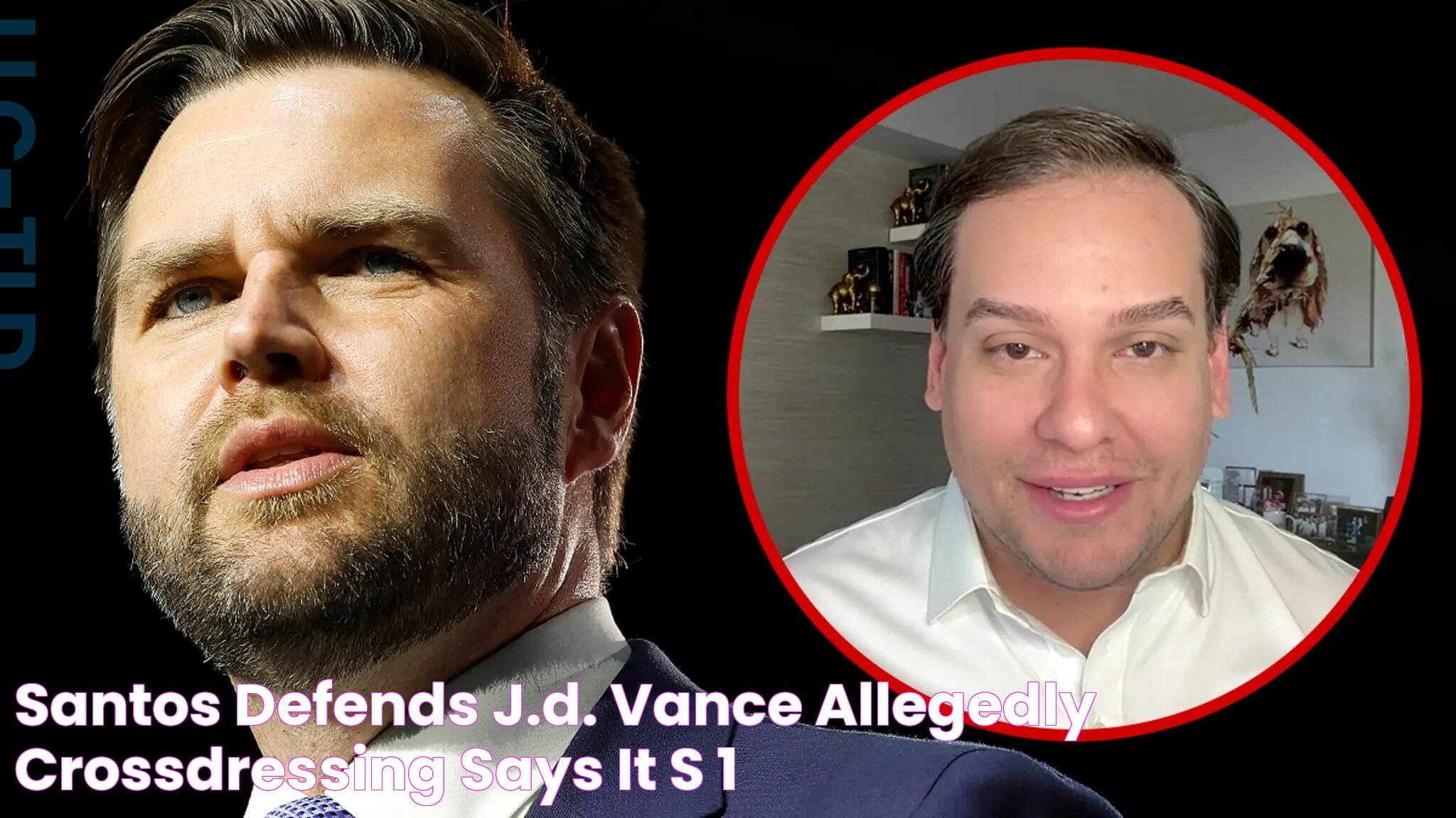 JD Vance In Drag: A Tale Of Transformation And Expression