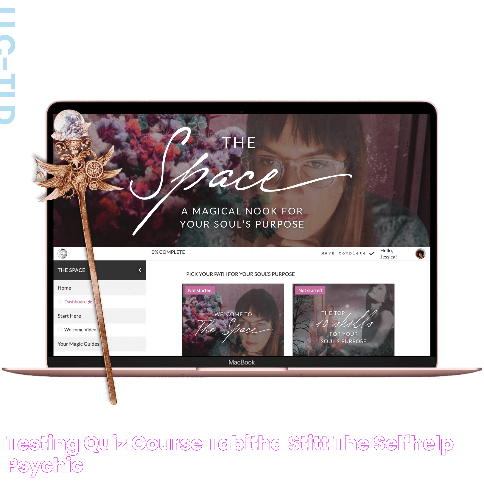 Testing “Quiz Course” Tabitha Stitt, The SelfHelp Psychic