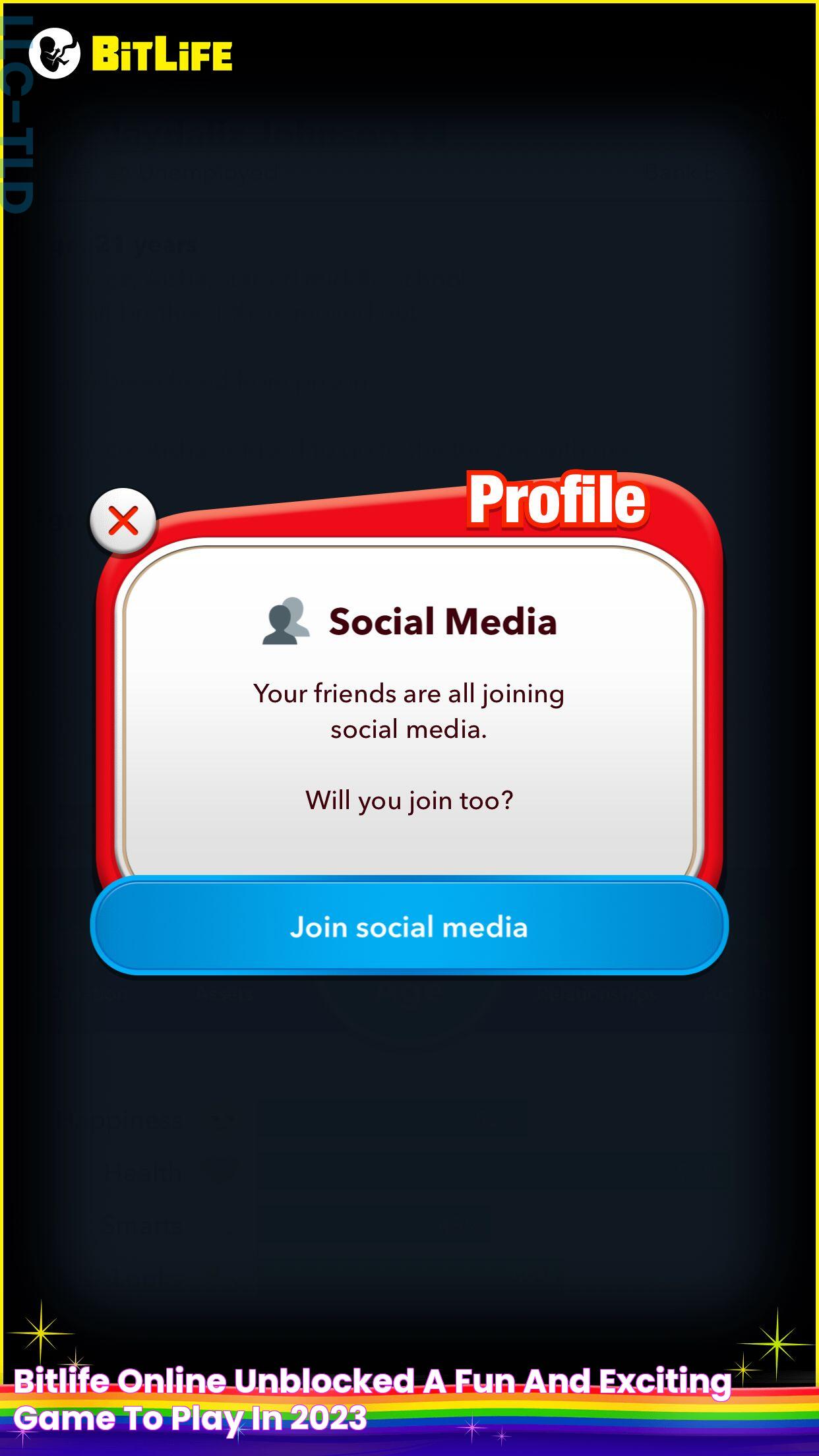 Bitlife Online Unblocked A Fun And Exciting Game To Play In 2023