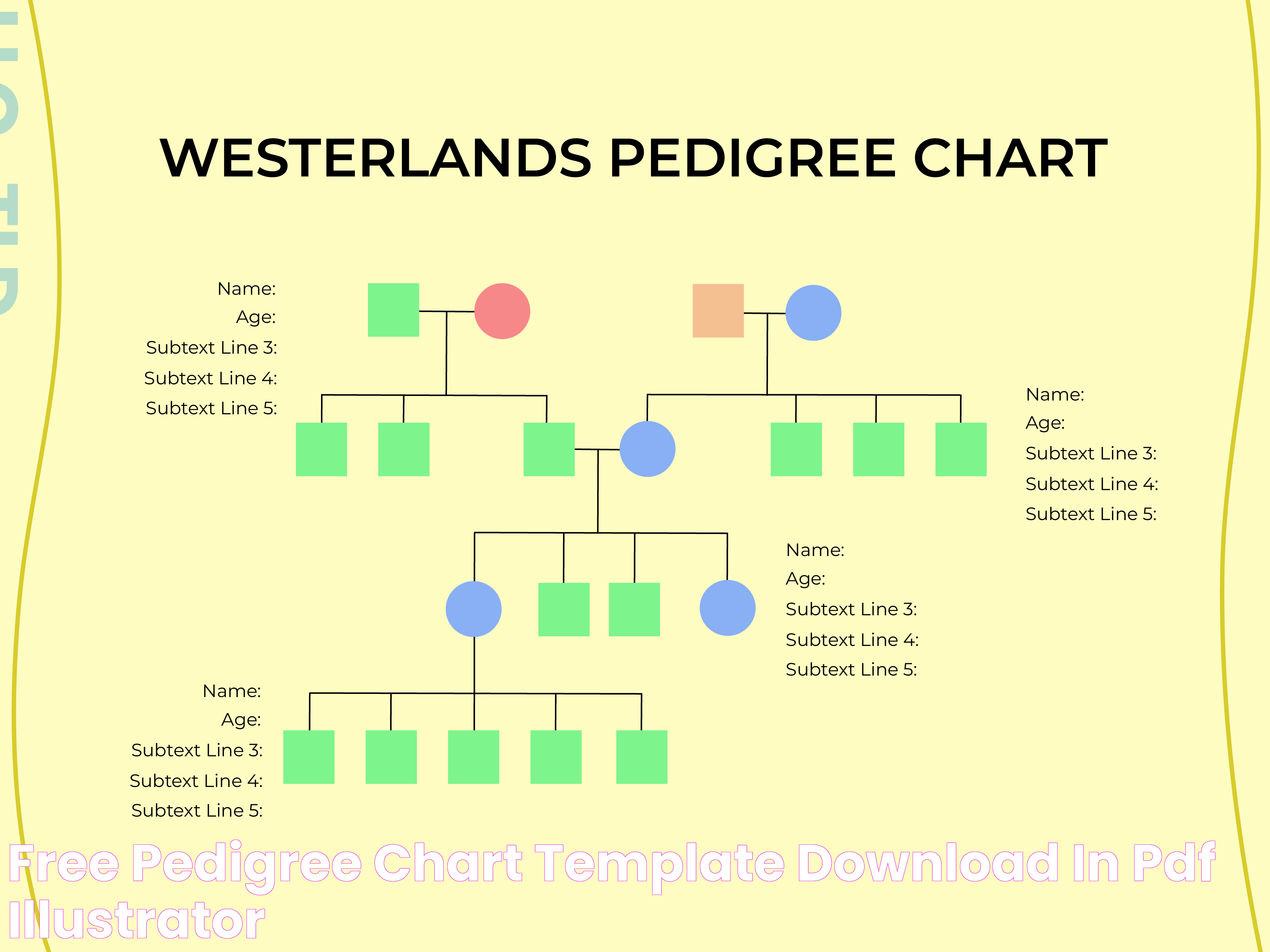 FREE Pedigree Chart Template Download in PDF, Illustrator