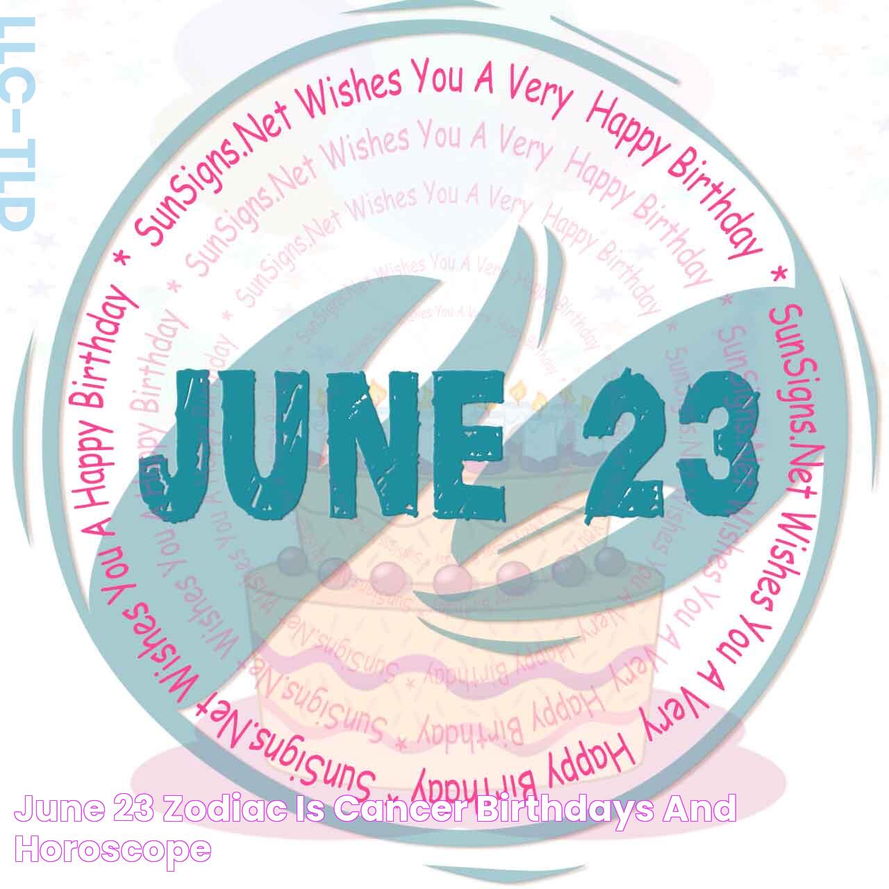 June 23 Zodiac is Cancer, Birthdays and Horoscope