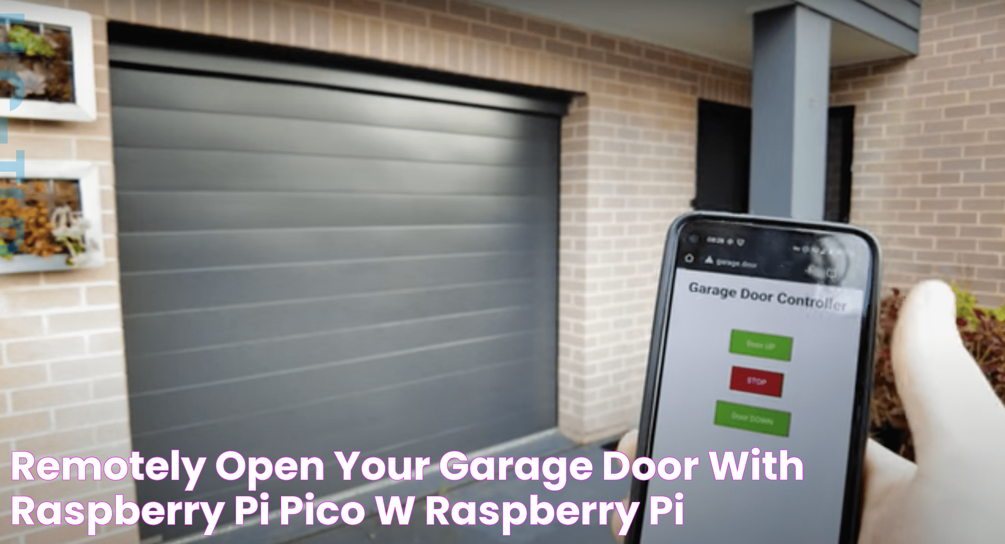 Remotely open your garage door with Raspberry Pi Pico W Raspberry Pi