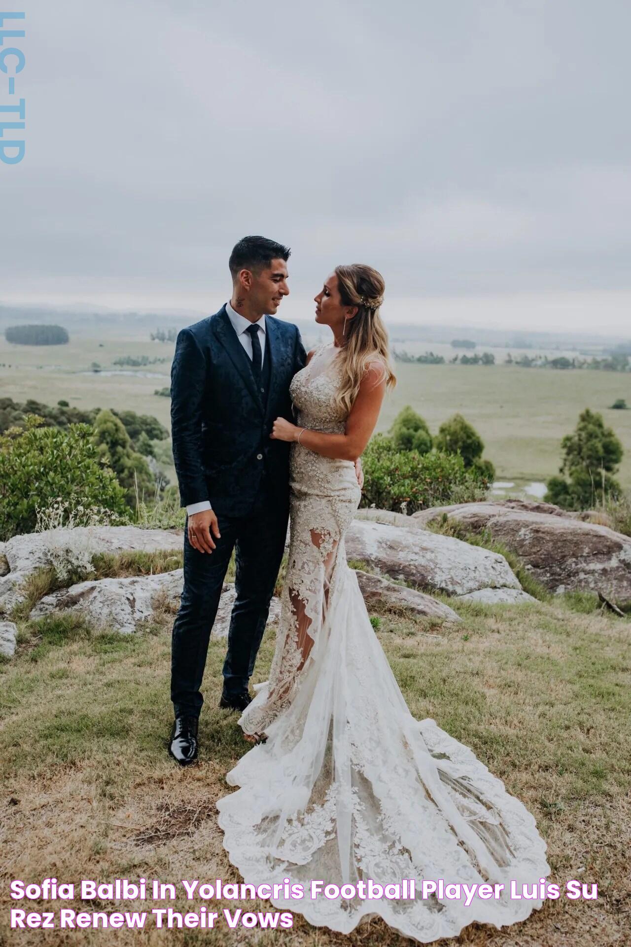 Sofia Balbi, in Yolancris, & football player Luis Suárez renew their vows