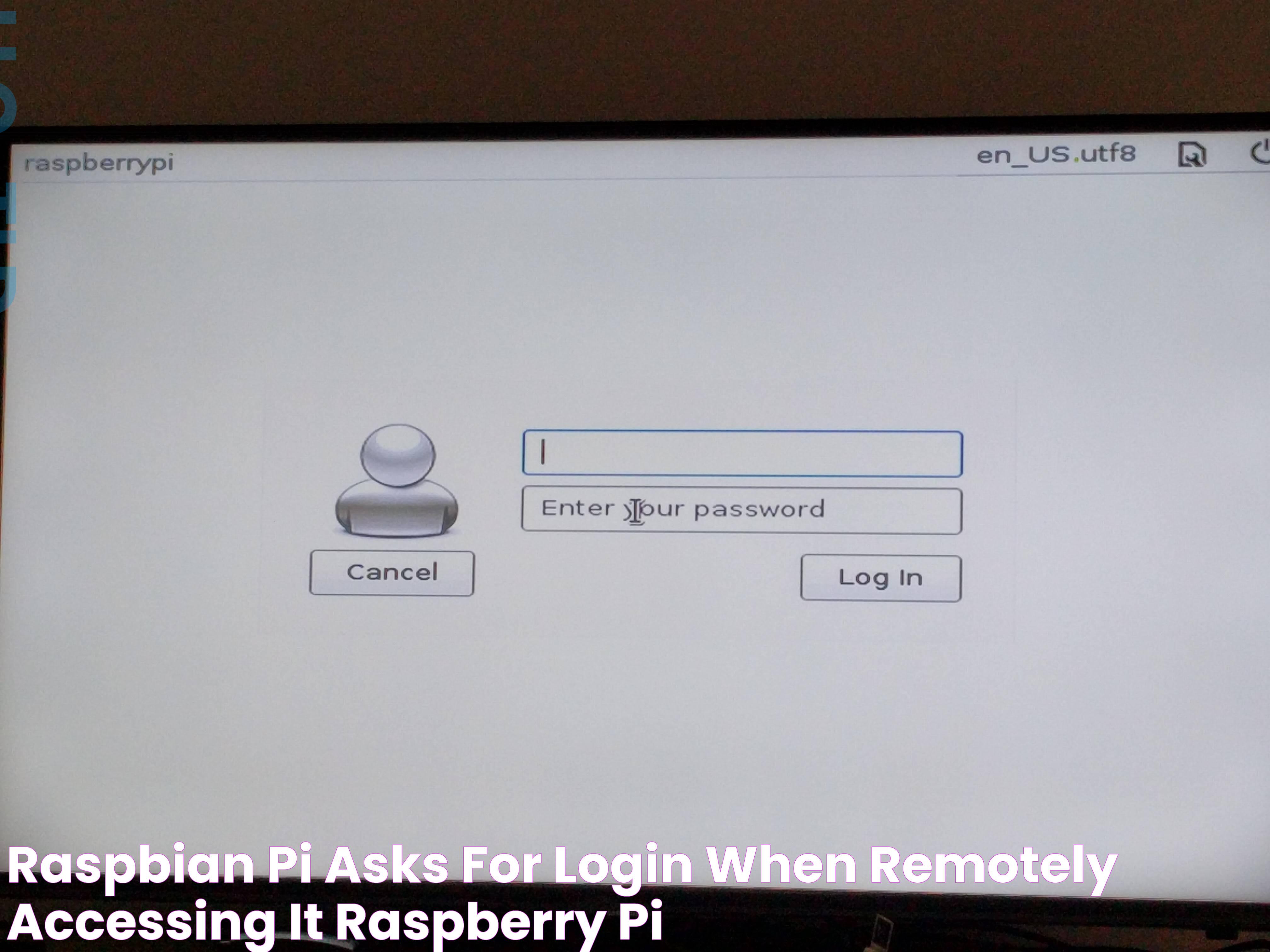 raspbian Pi asks for login when remotely accessing it Raspberry Pi