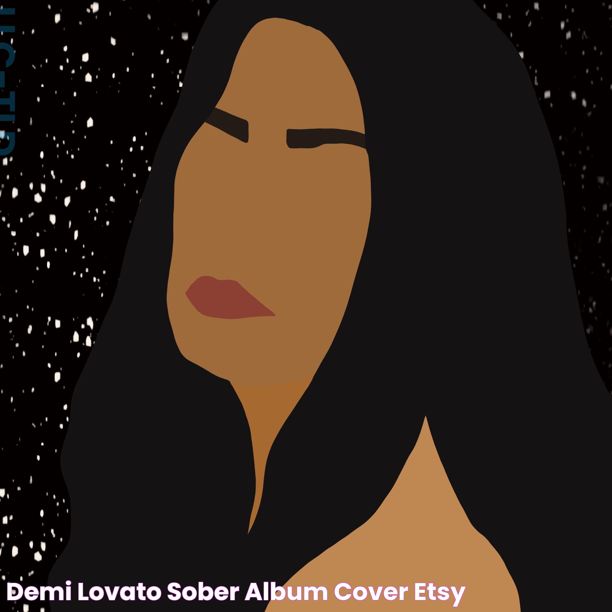 Demi Lovato Sober Album Cover Etsy