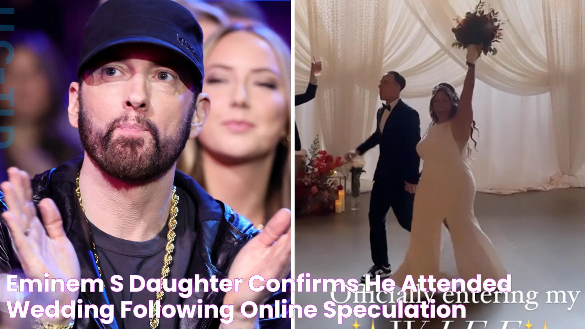 Exclusive Look: Eminem's Daughter Wedding Extravaganza