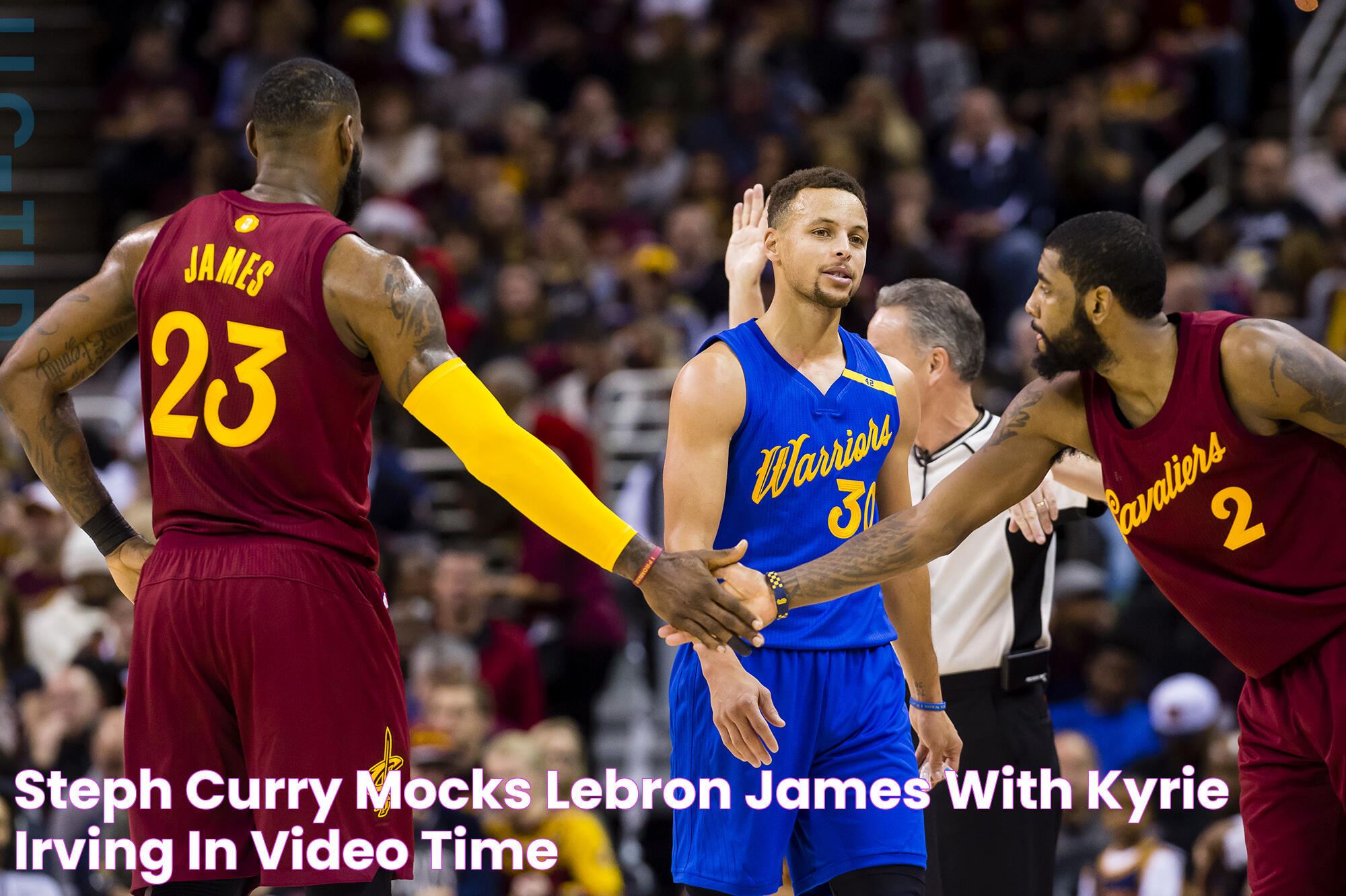 Steph Curry Mocks LeBron James With Kyrie Irving in Video TIME