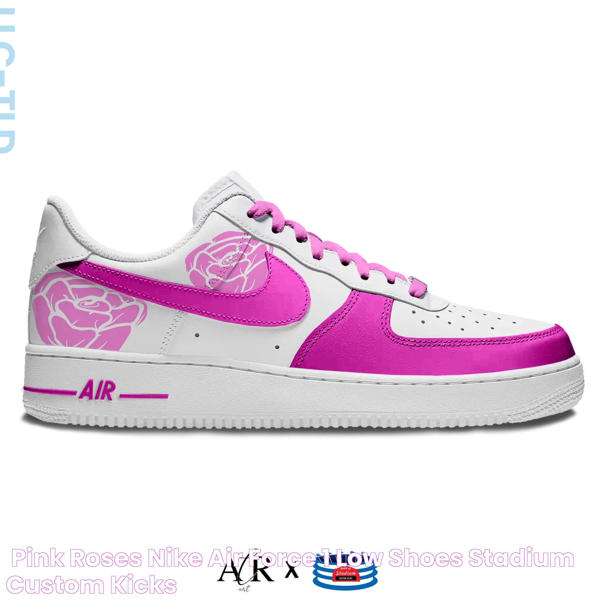 Unique Style: Air Force 1 Roses Sneakers