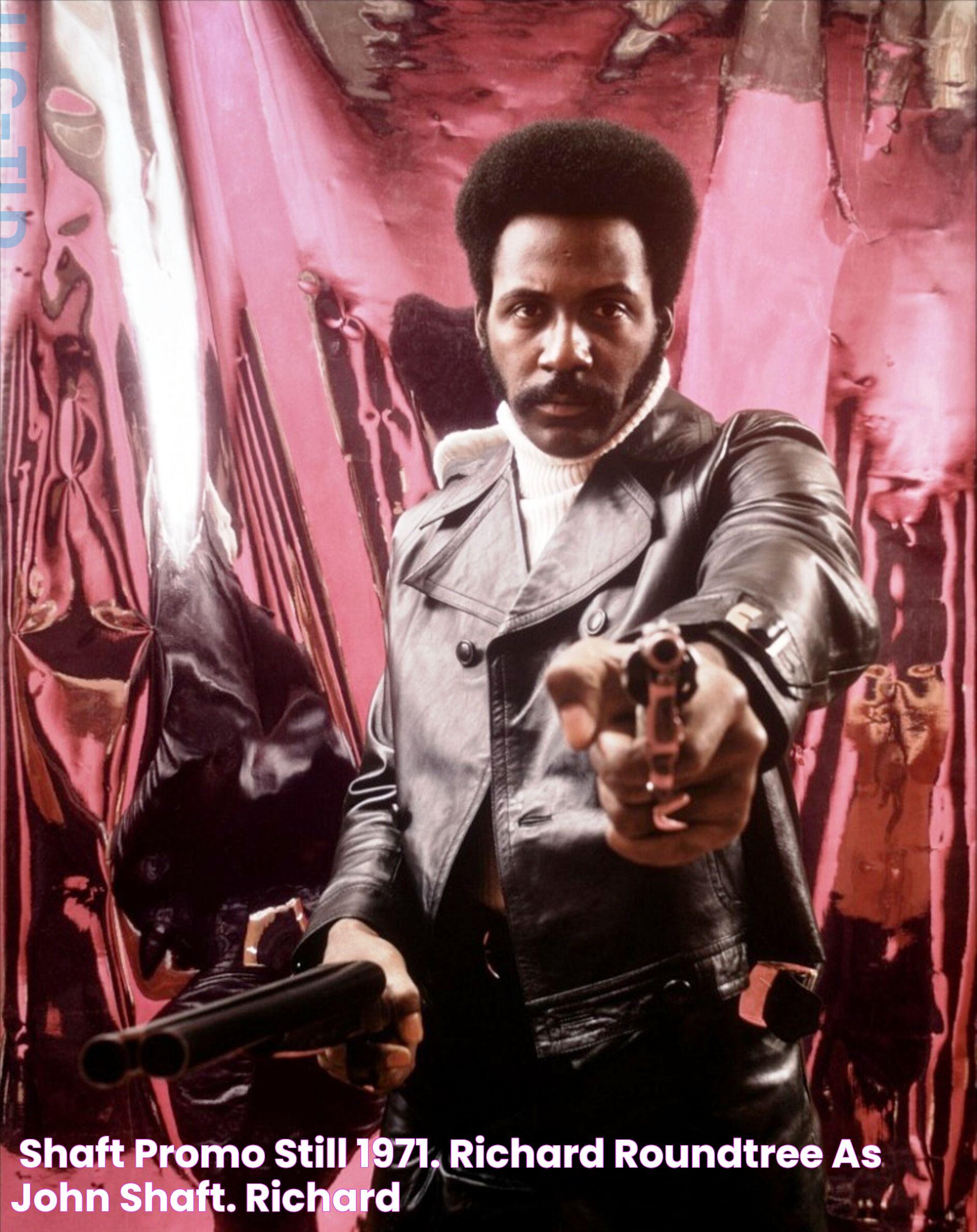 "Shaft" promo still, 1971. Richard Roundtree as John Shaft. Richard