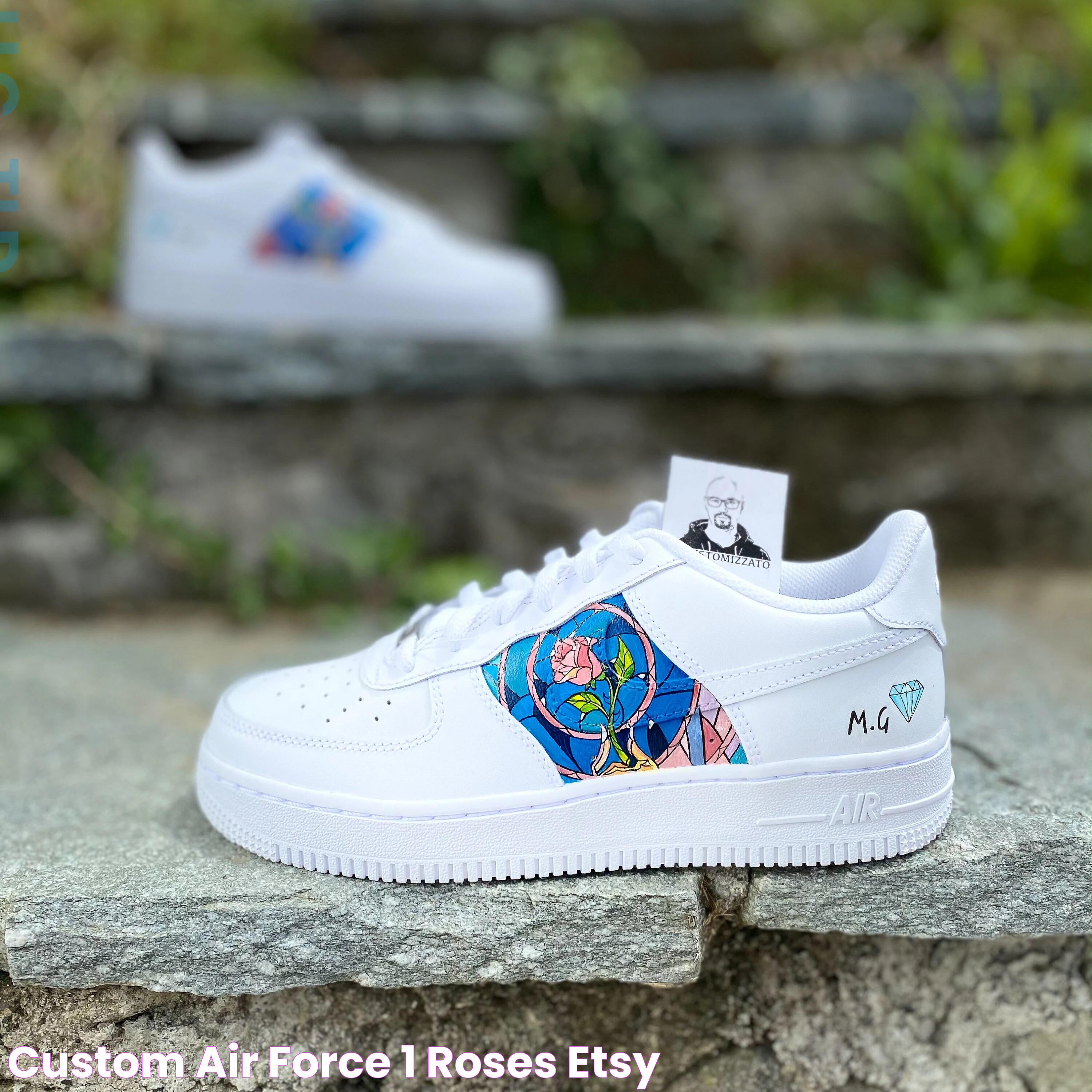 Custom Air Force 1 ''roses'' Etsy