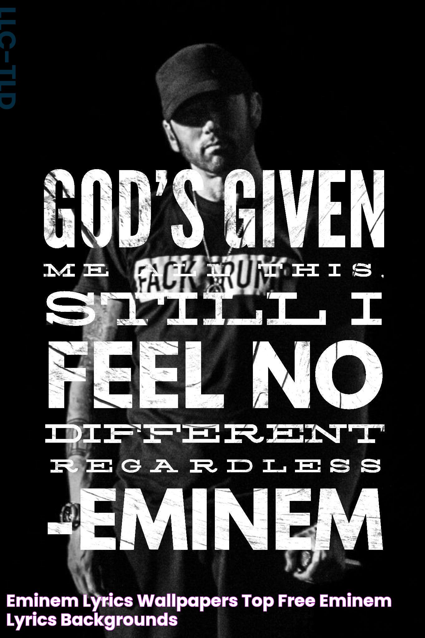 Eminem Lyrics Wallpapers Top Free Eminem Lyrics Backgrounds