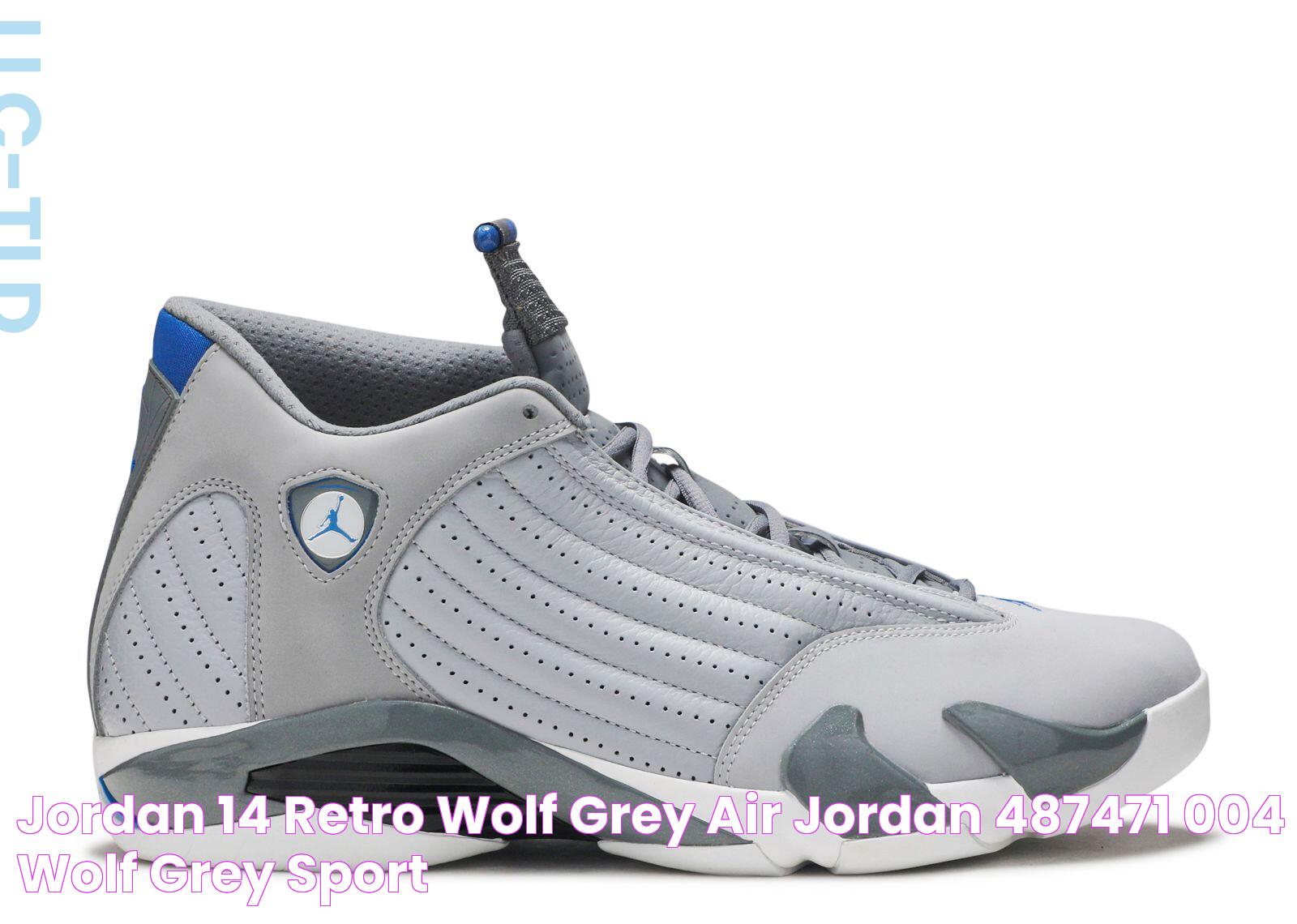 Jordan 14 Retro 'Wolf Grey' Air Jordan 487471 004 wolf grey/sport