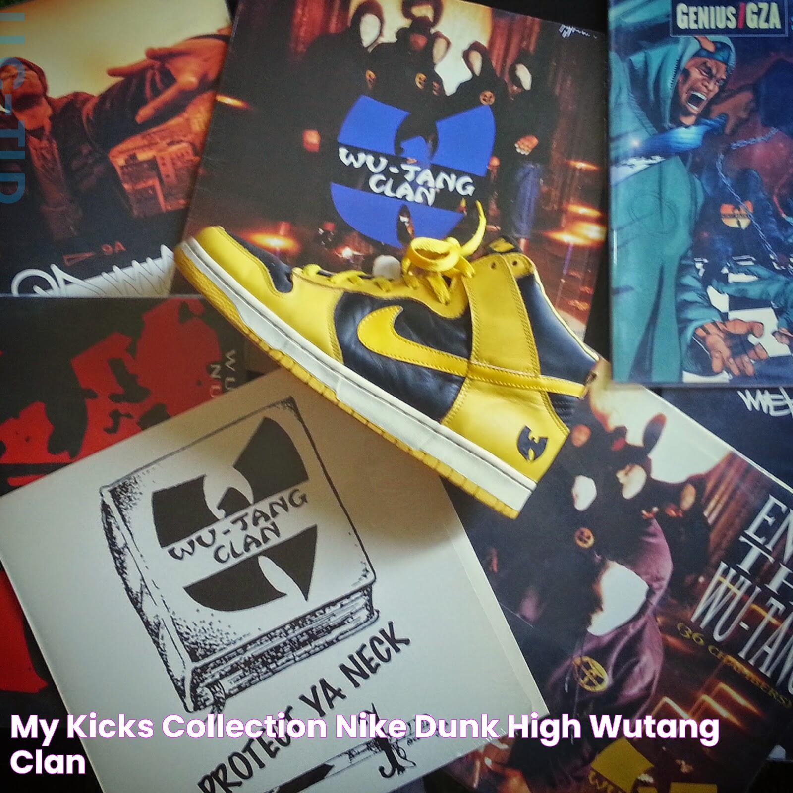 My Kicks Collection Nike Dunk High WuTang Clan