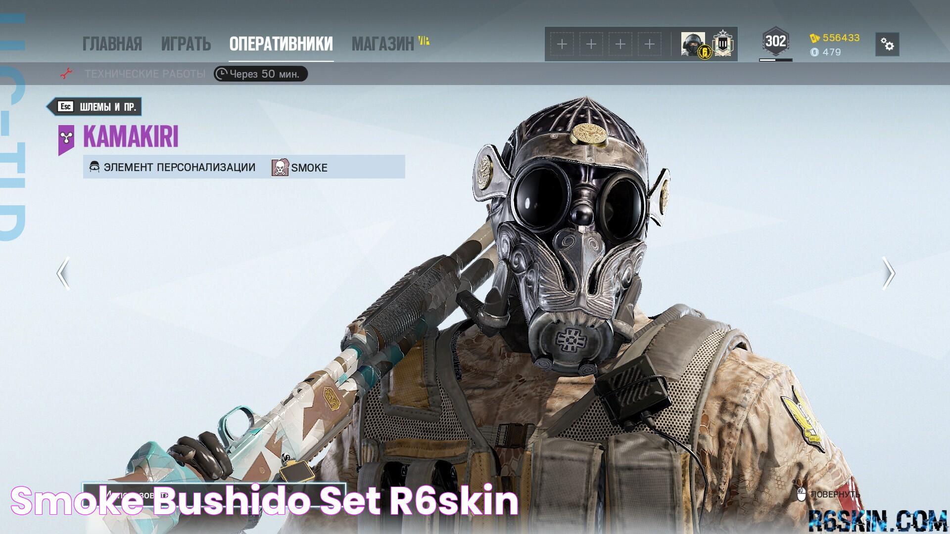 Smoke Bushido Set R6SKIN