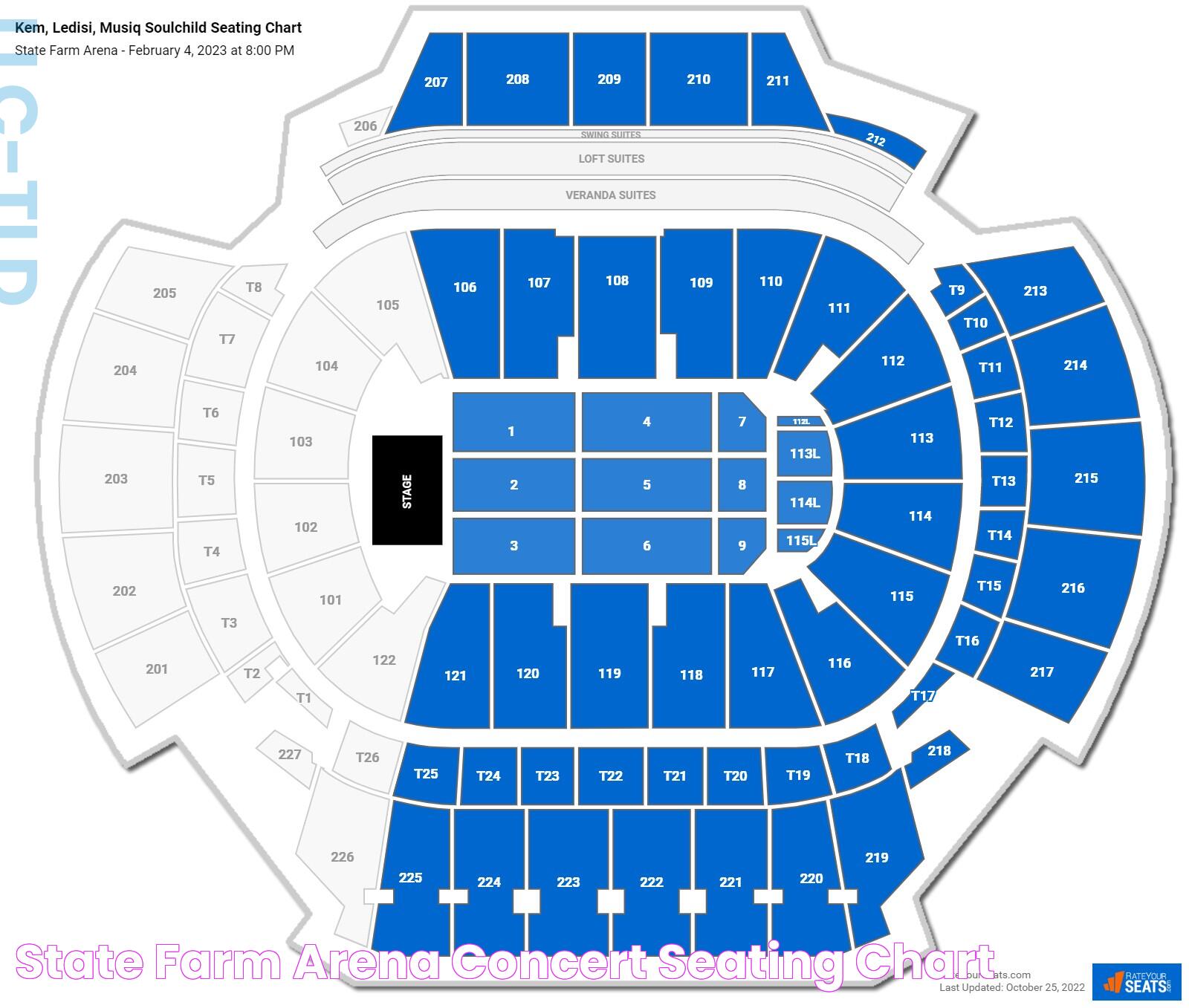 State Farm Arena Concert Seating Chart