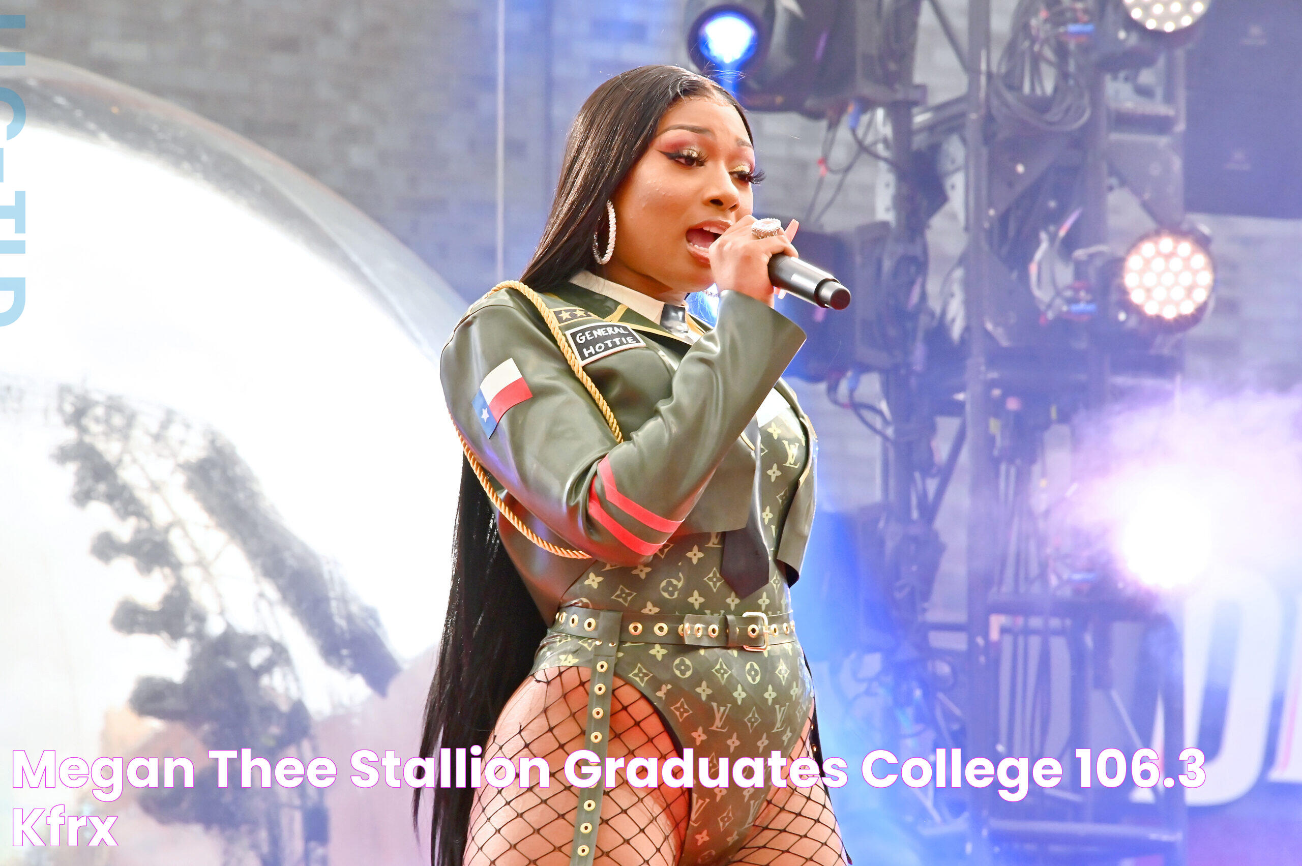 Megan Thee Stallion Graduates College 106.3 KFRX