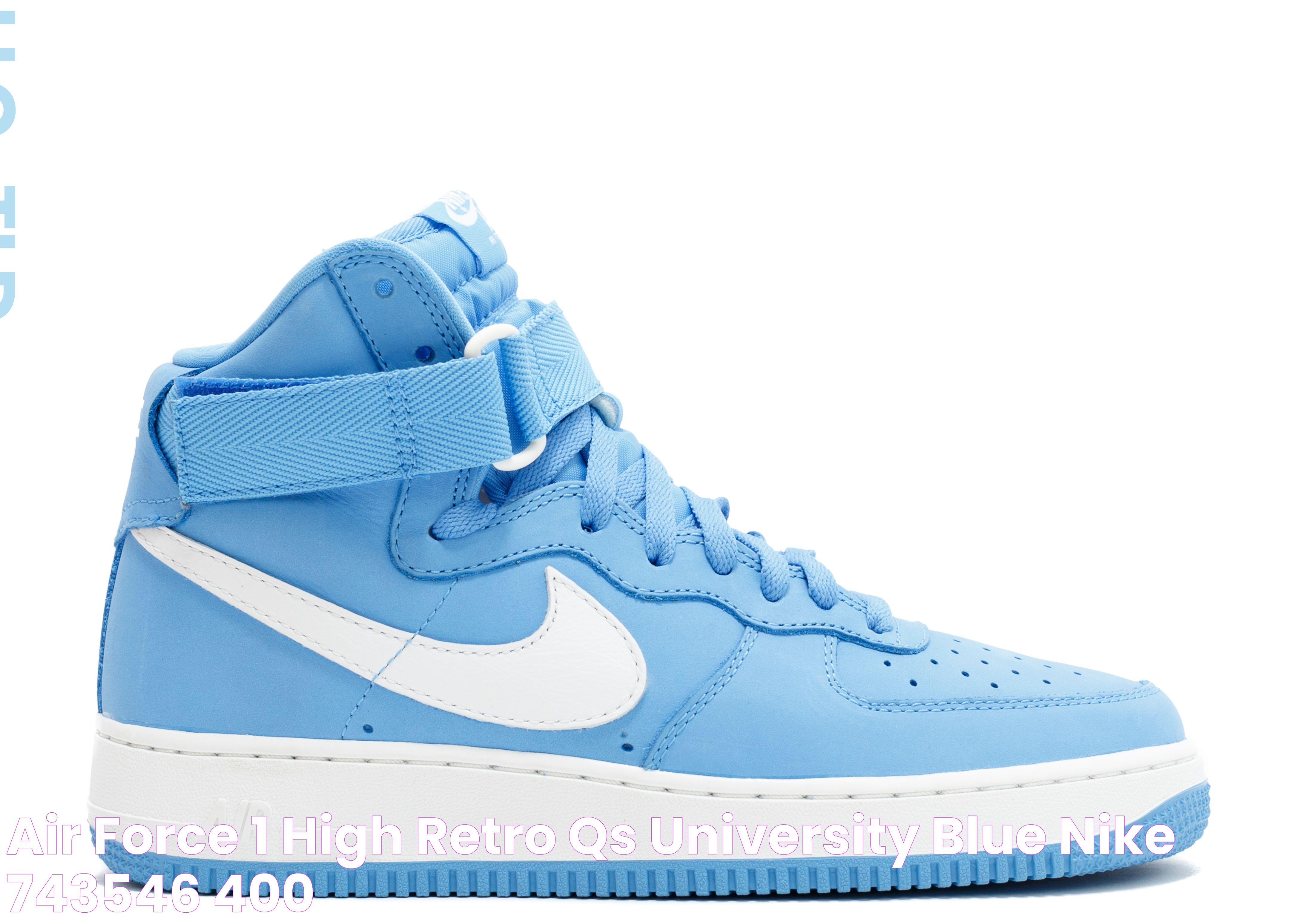 Air Force 1 High Retro QS 'University Blue' Nike 743546 400