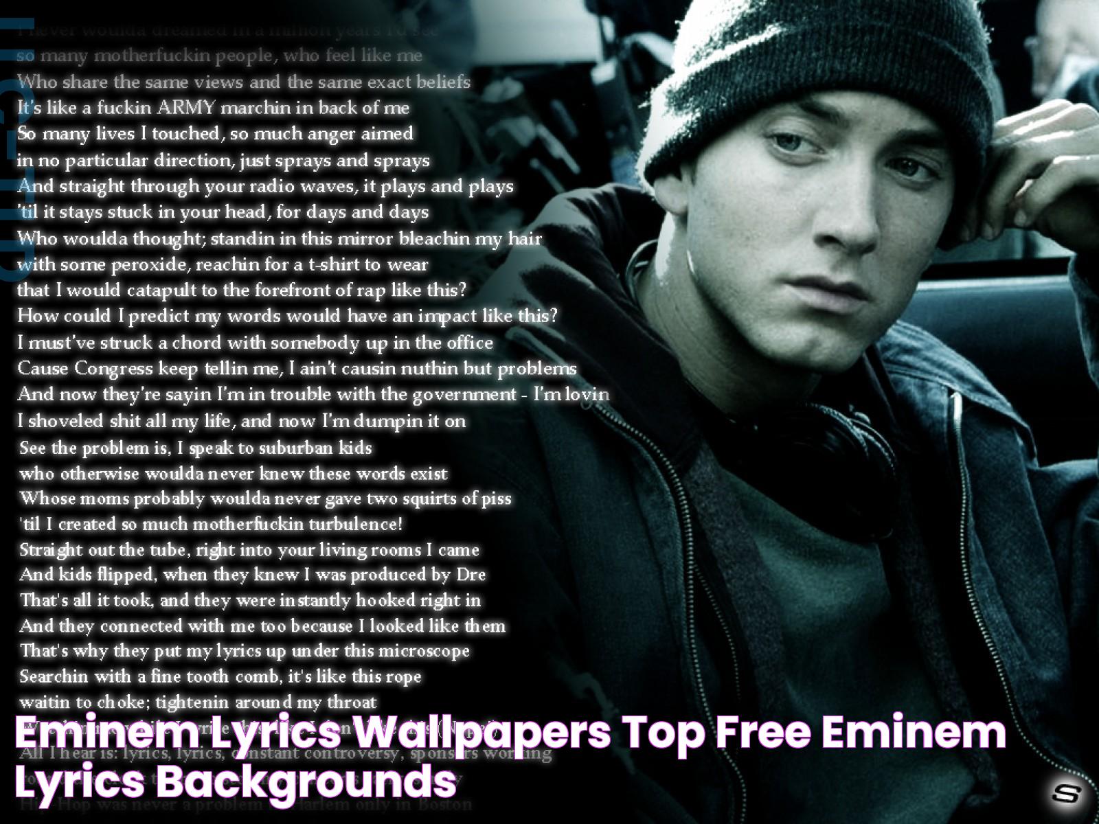 Understanding Eminem's "Bad Guy" Lyrics: An Analytical Perspective