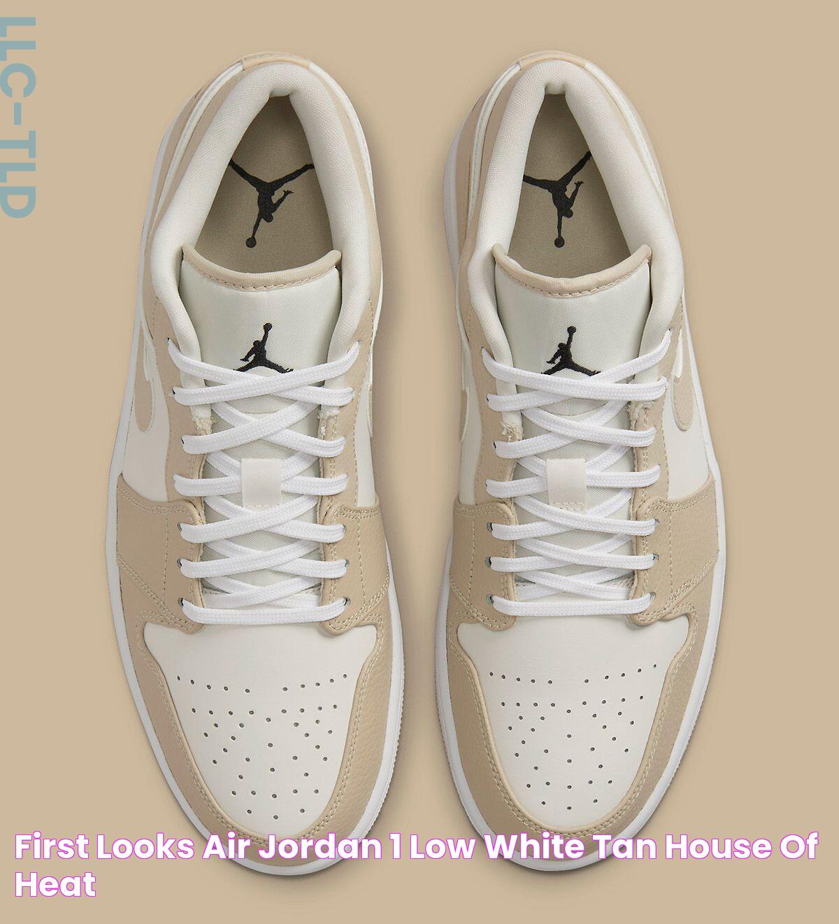 First Looks // Air Jordan 1 Low "White Tan" HOUSE OF HEAT