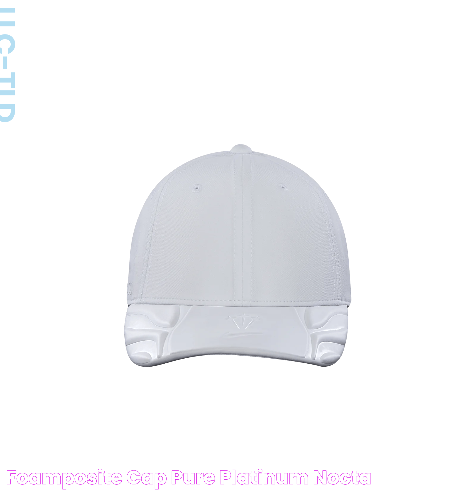 Foamposite Cap Pure Platinum NOCTA