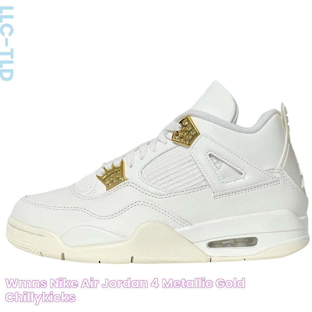 WMNS Nike Air Jordan 4 Metallic Gold ChillyKicks