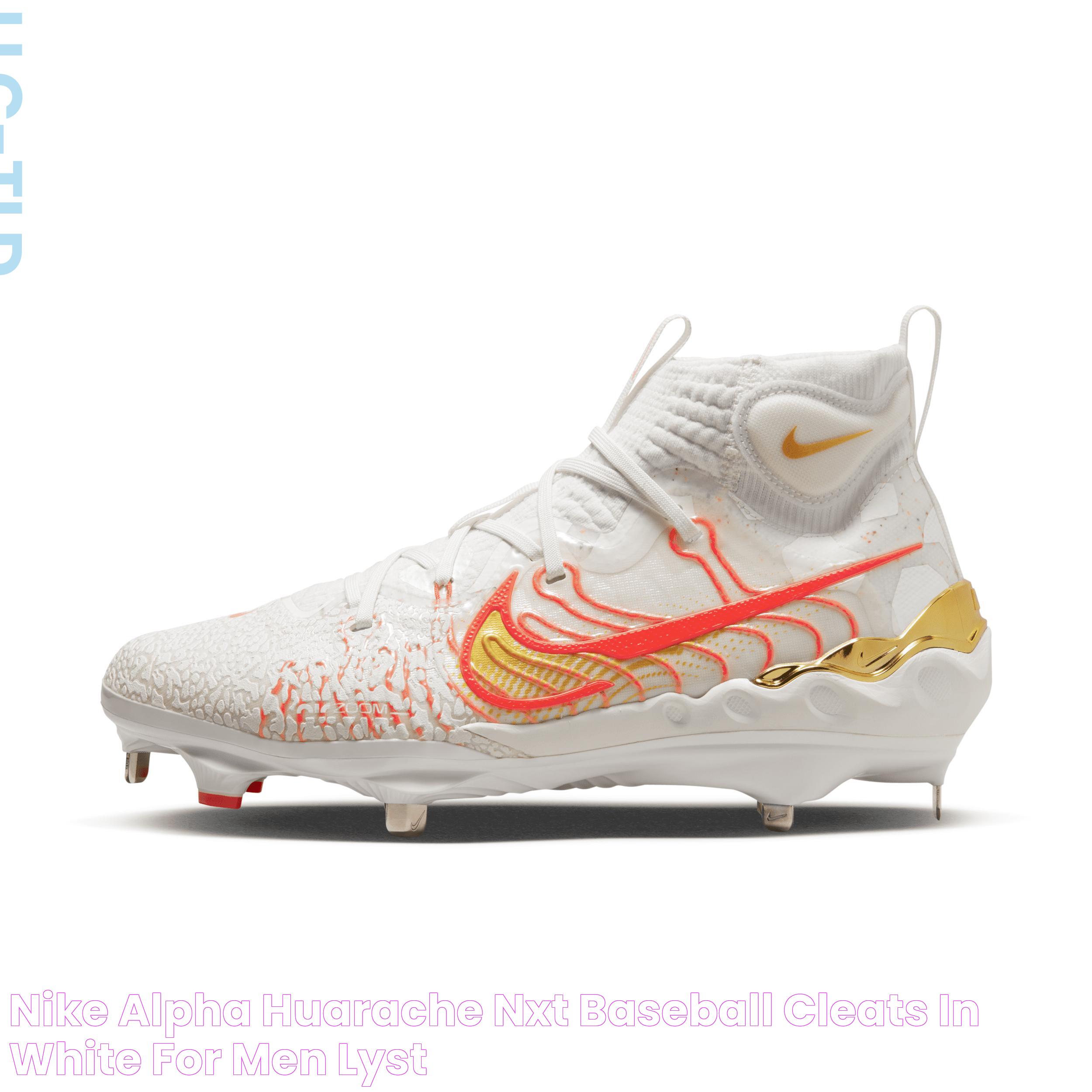 Nike Alpha Huarache Nxt Baseball Cleats In White, for Men Lyst