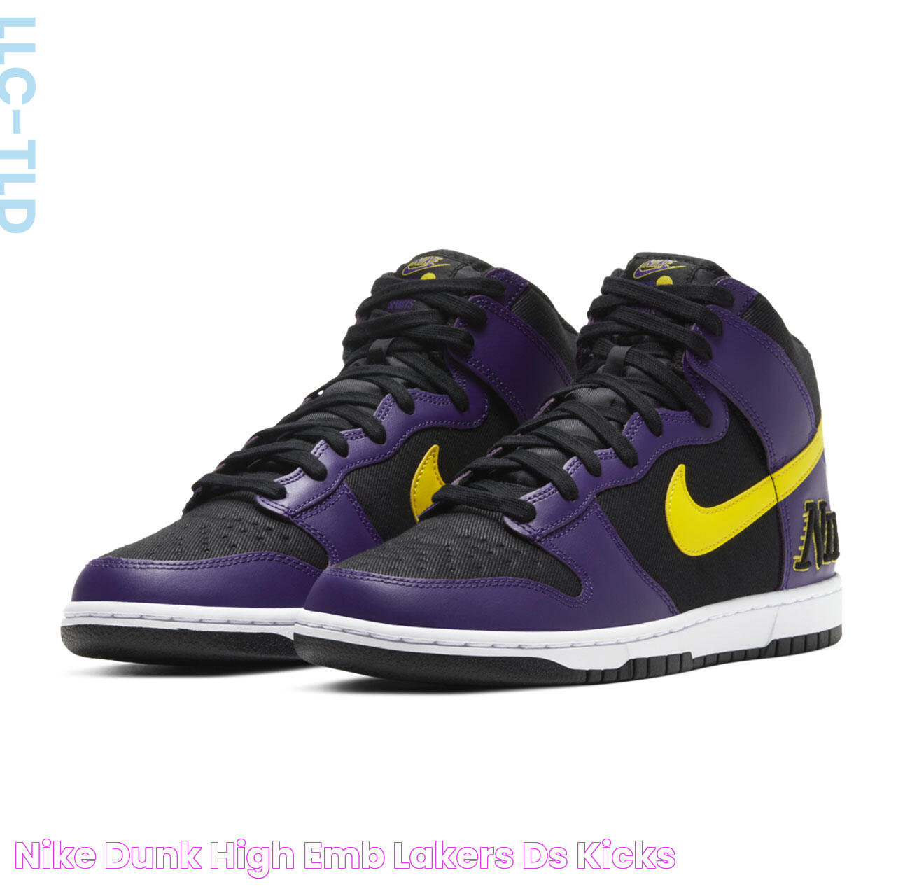 Nike Dunk High EMB Lakers DS Kicks