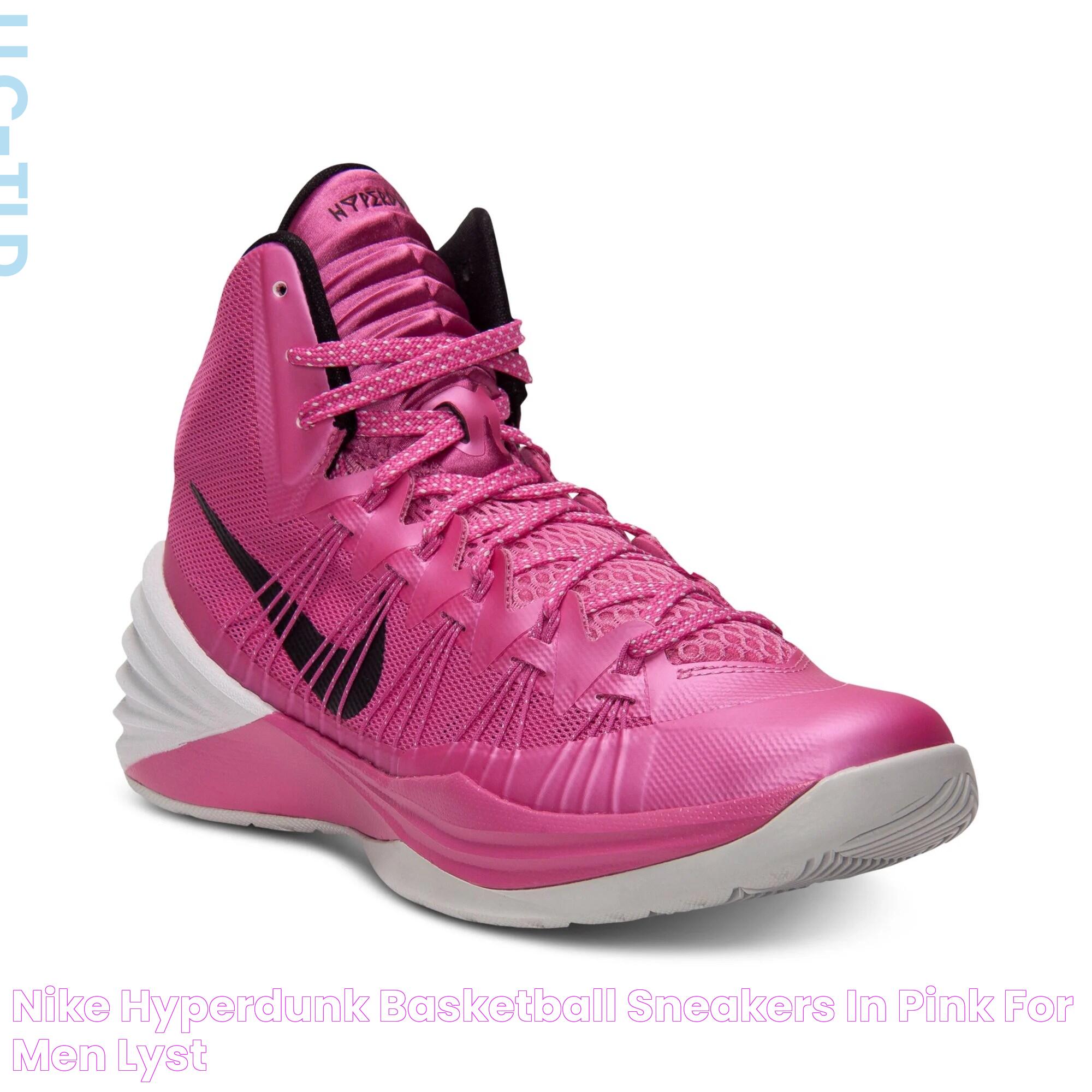 Nike Hyperdunk Basketball Sneakers in Pink for Men Lyst