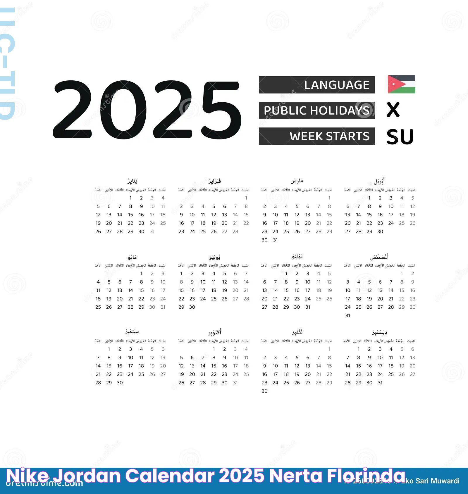 Nike Jordan Calendar 2025 Nerta Florinda