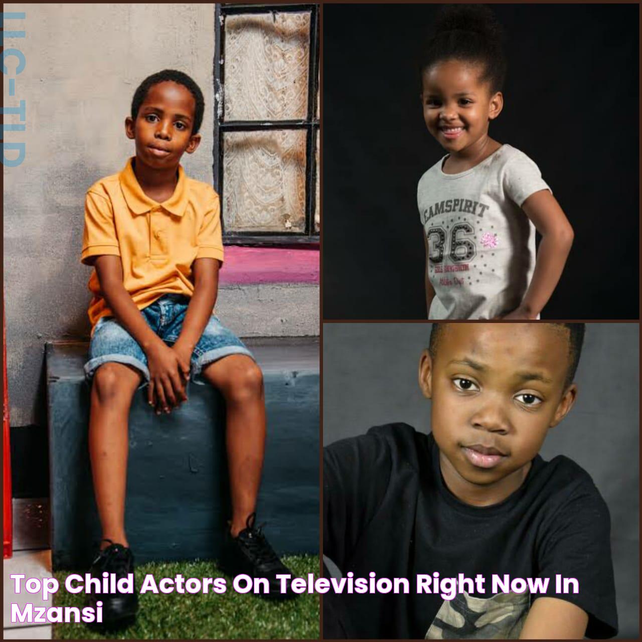 Top Child Actors On Television Right Now in Mzansi