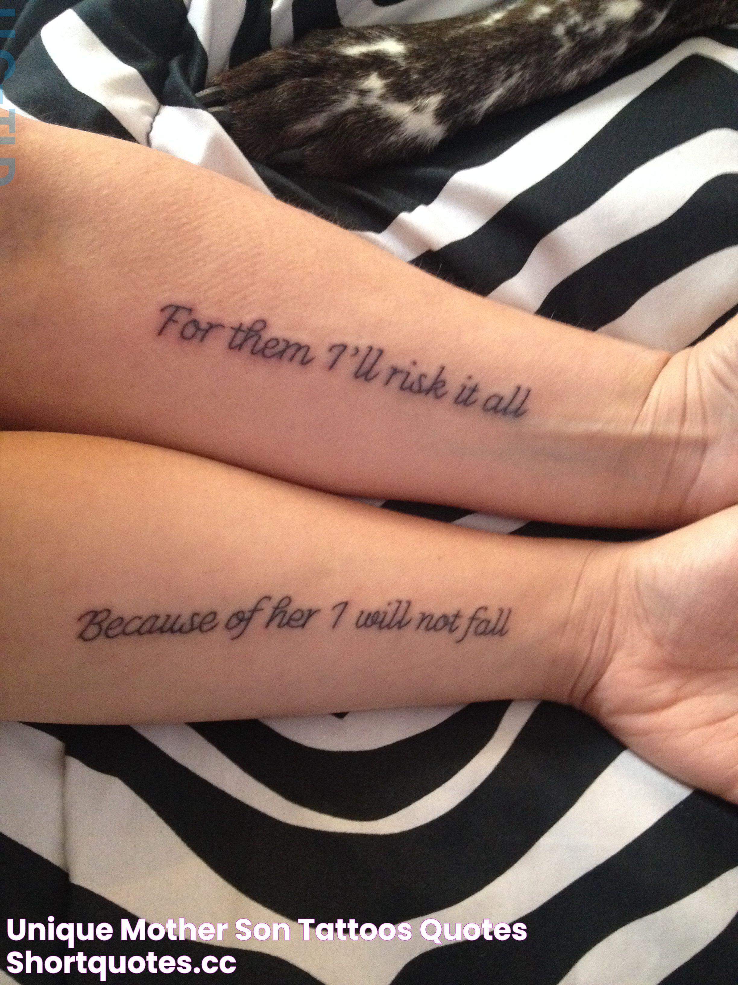 Artistic Bonds: Meaningful Mother Son Tattoos And Their Significance