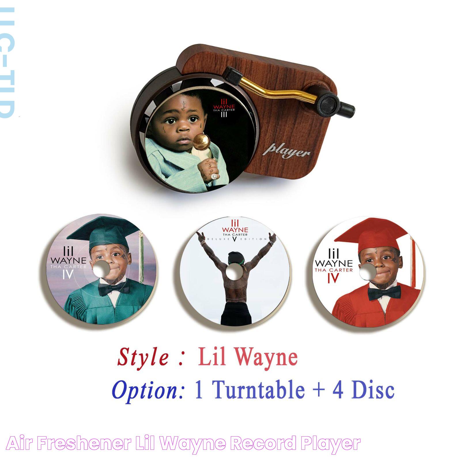 Air Freshener Lil Wayne Record Player