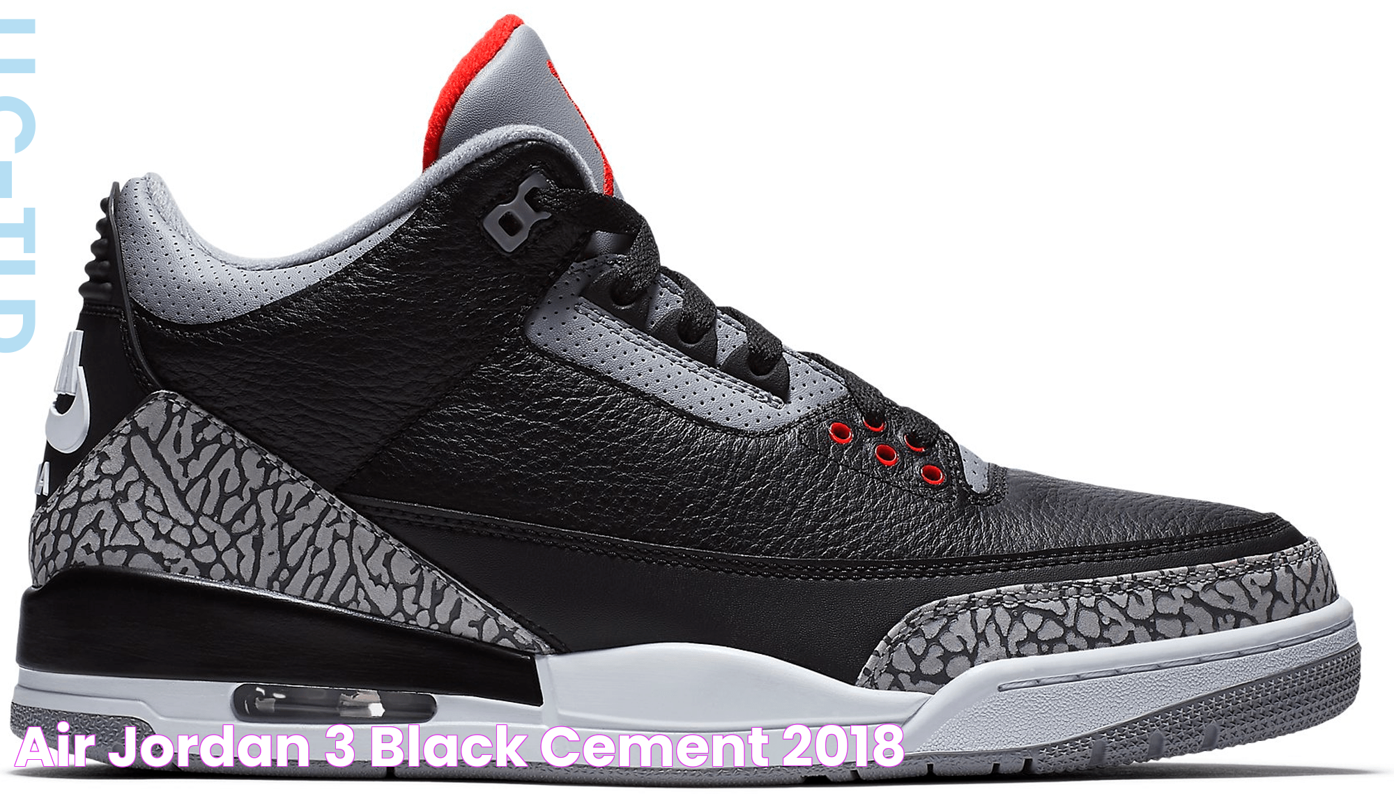 Air Jordan 3 Retro OG Black Cement 2018: A Classic Reimagined