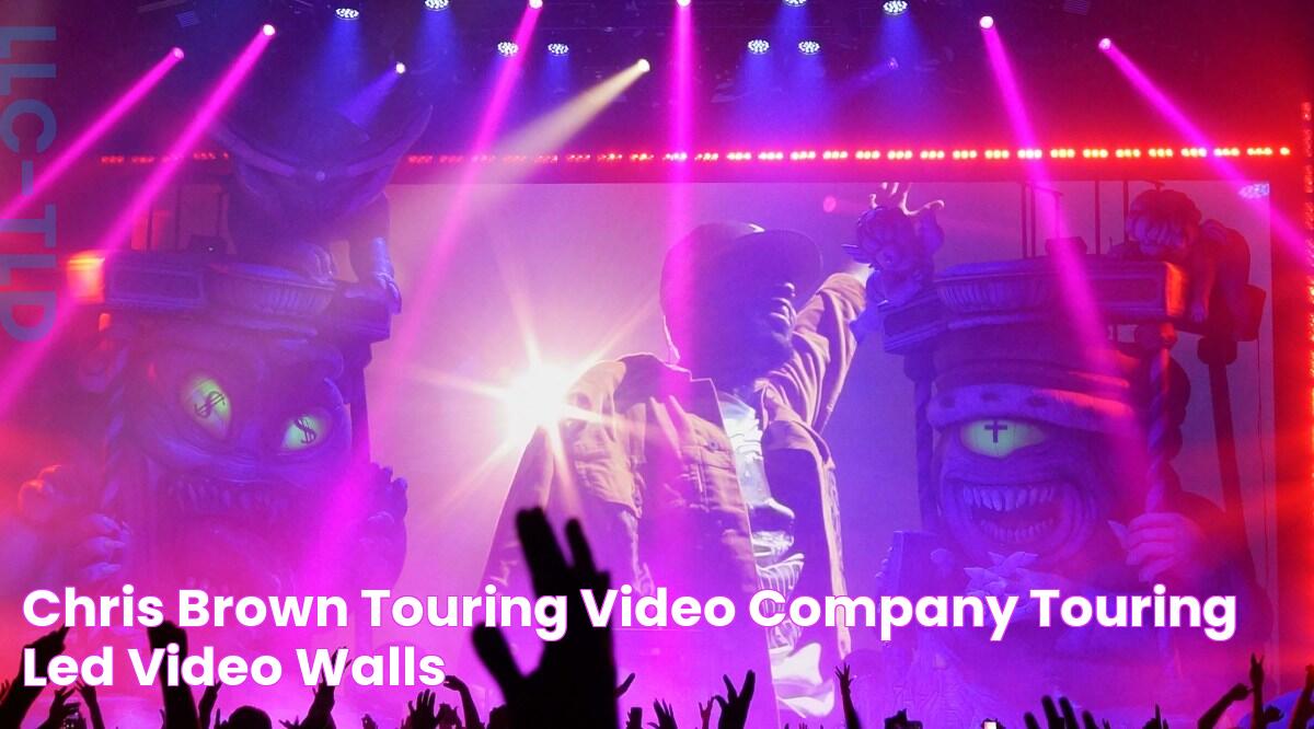 Chris Brown Touring Video Company Touring LED Video Walls