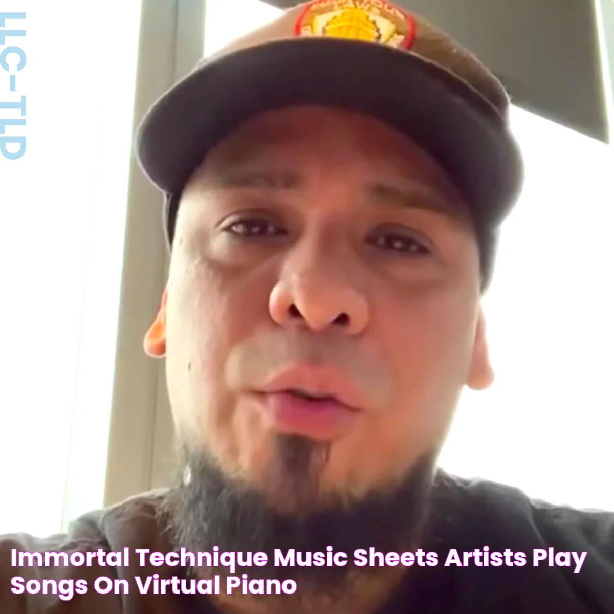 Immortal Technique Music Sheets Artists Play Songs on Virtual Piano