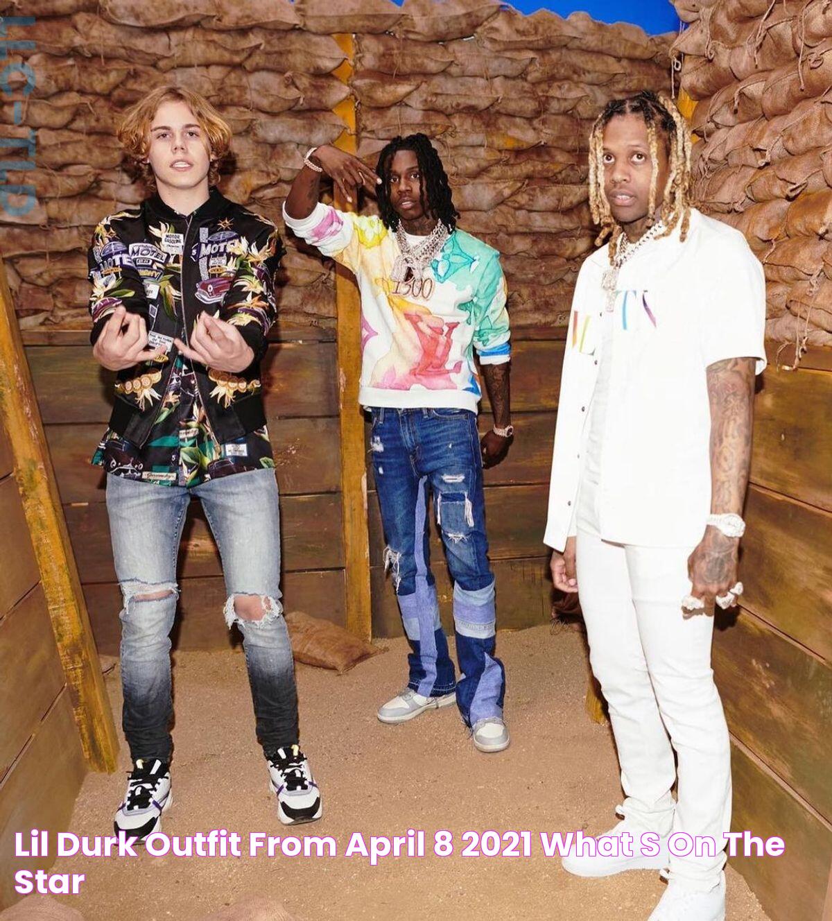 Lil Durk Outfit from April 8, 2021 WHAT’S ON THE STAR?