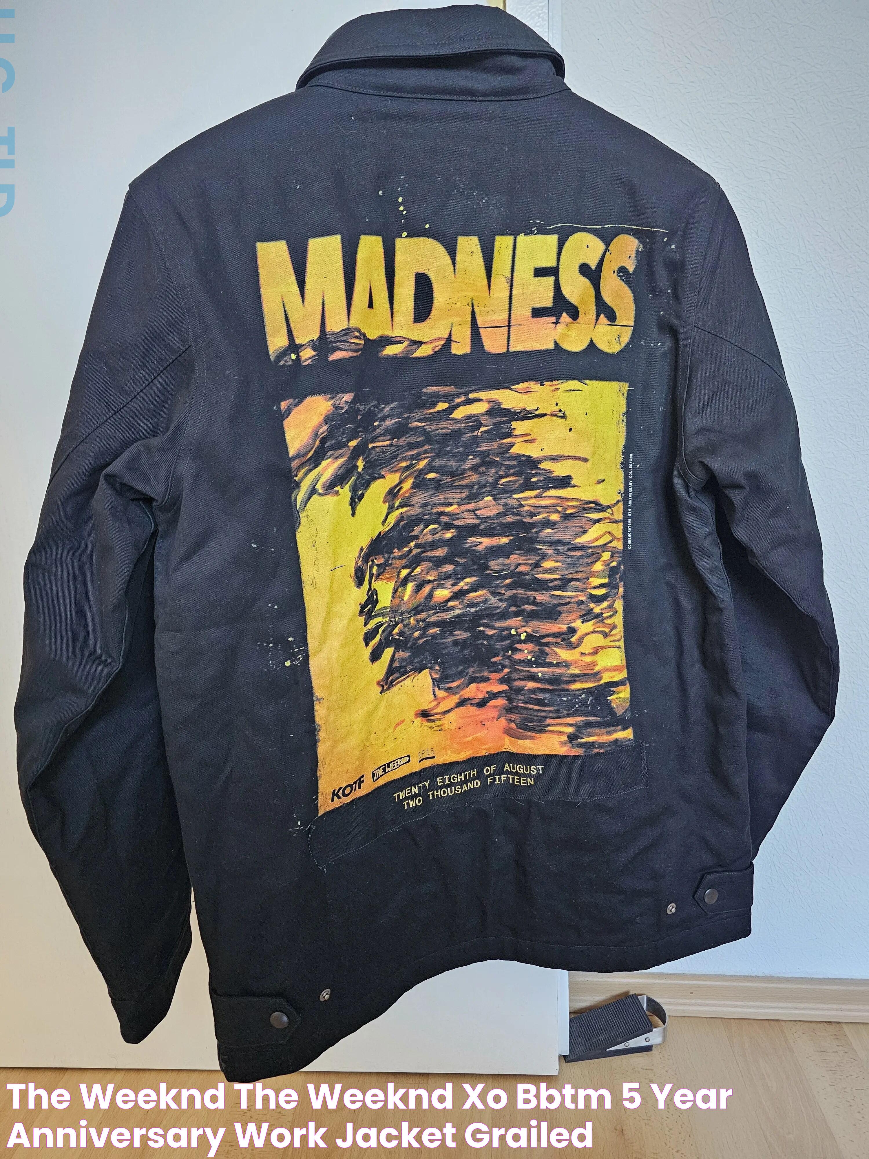 The Weeknd The Weeknd XO BBTM 5 year Anniversary Work jacket Grailed