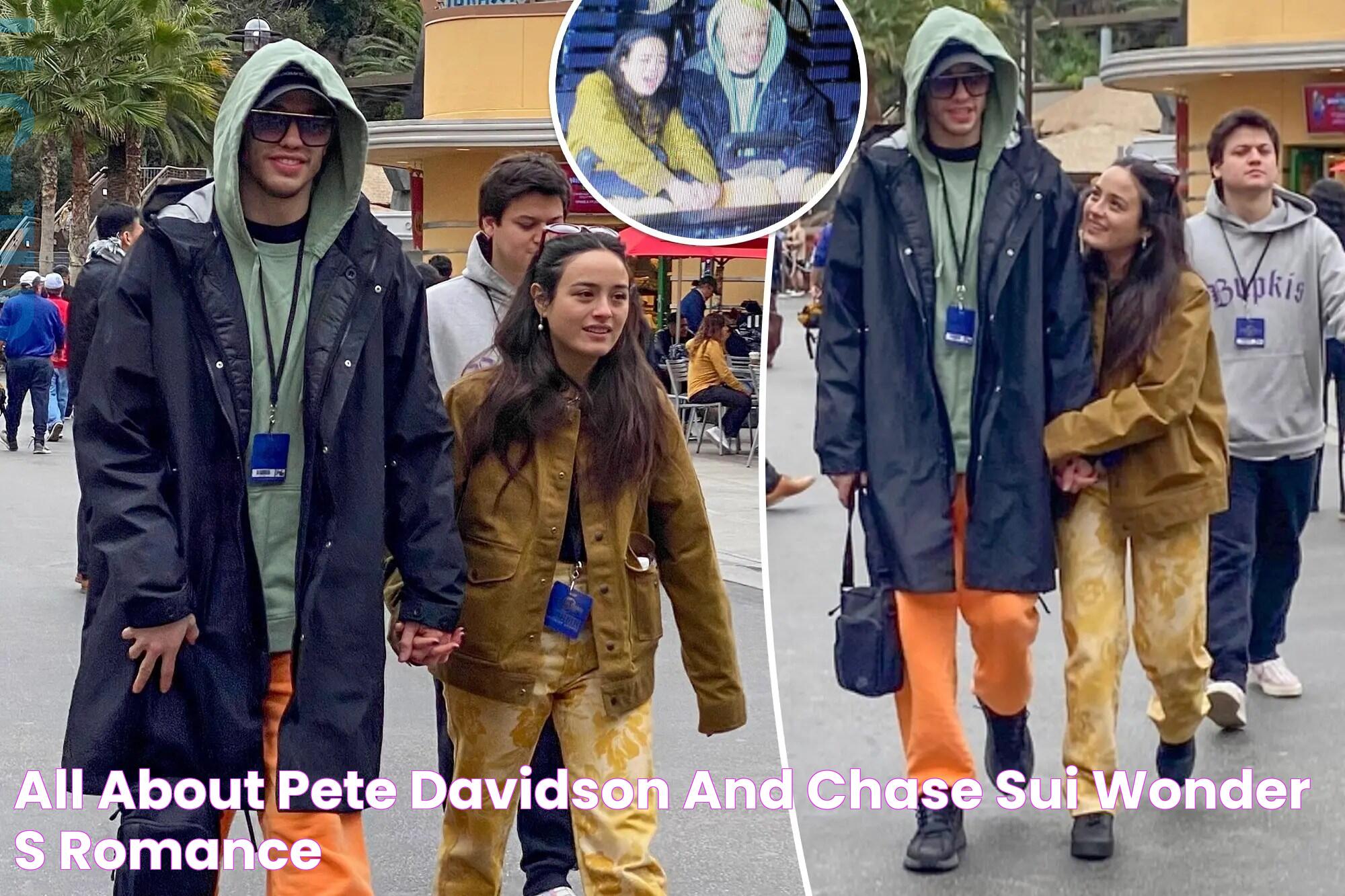 All about Pete Davidson and Chase Sui Wonder's romance