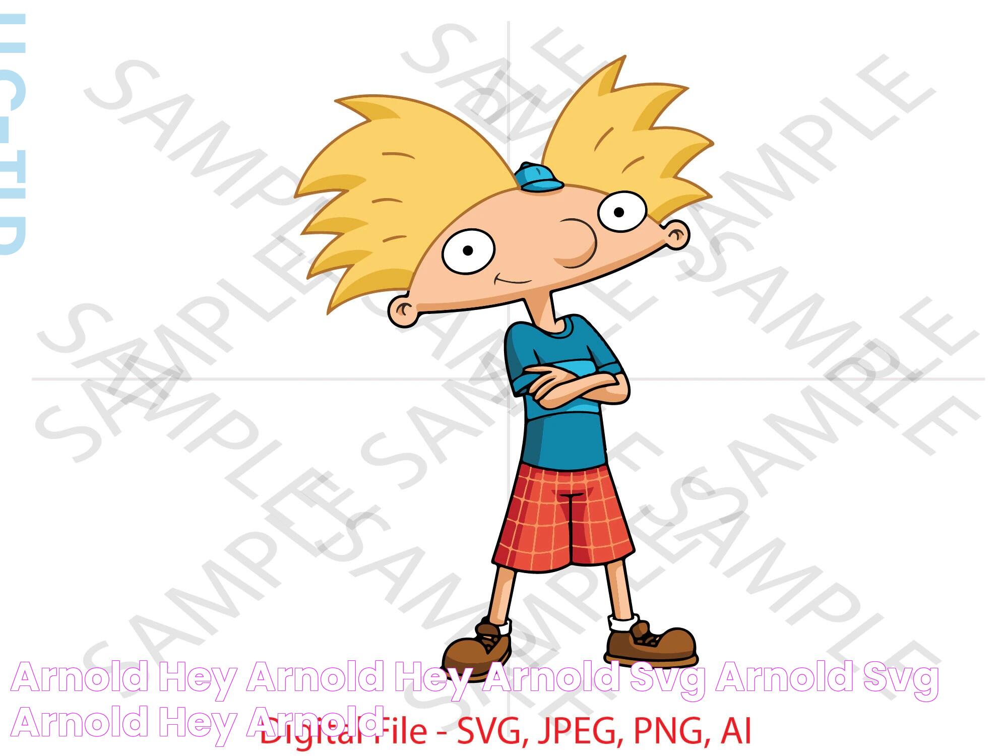 Arnold, Hey Arnold, Hey Arnold SVG, Arnold SVG, Arnold Hey Arnold