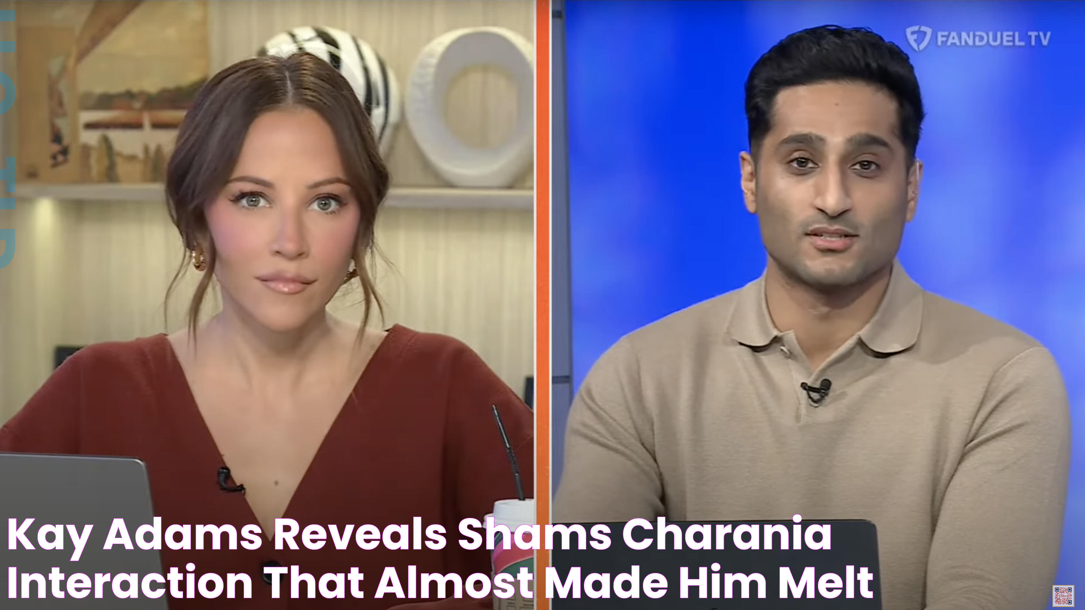 Kay Adams reveals Shams Charania interaction that almost made him 'melt