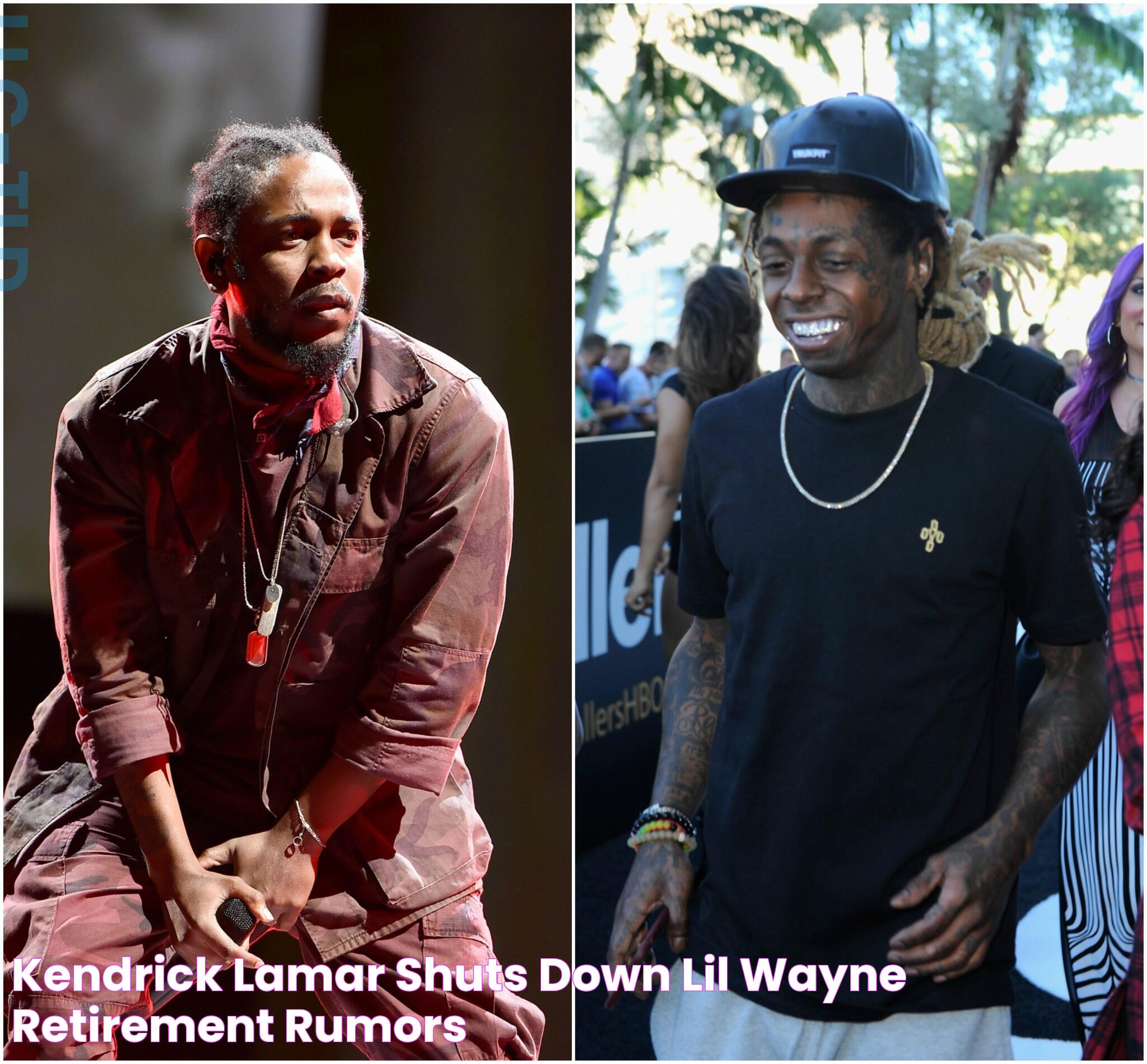 Kendrick Lamar Shuts Down Lil Wayne Retirement Rumors